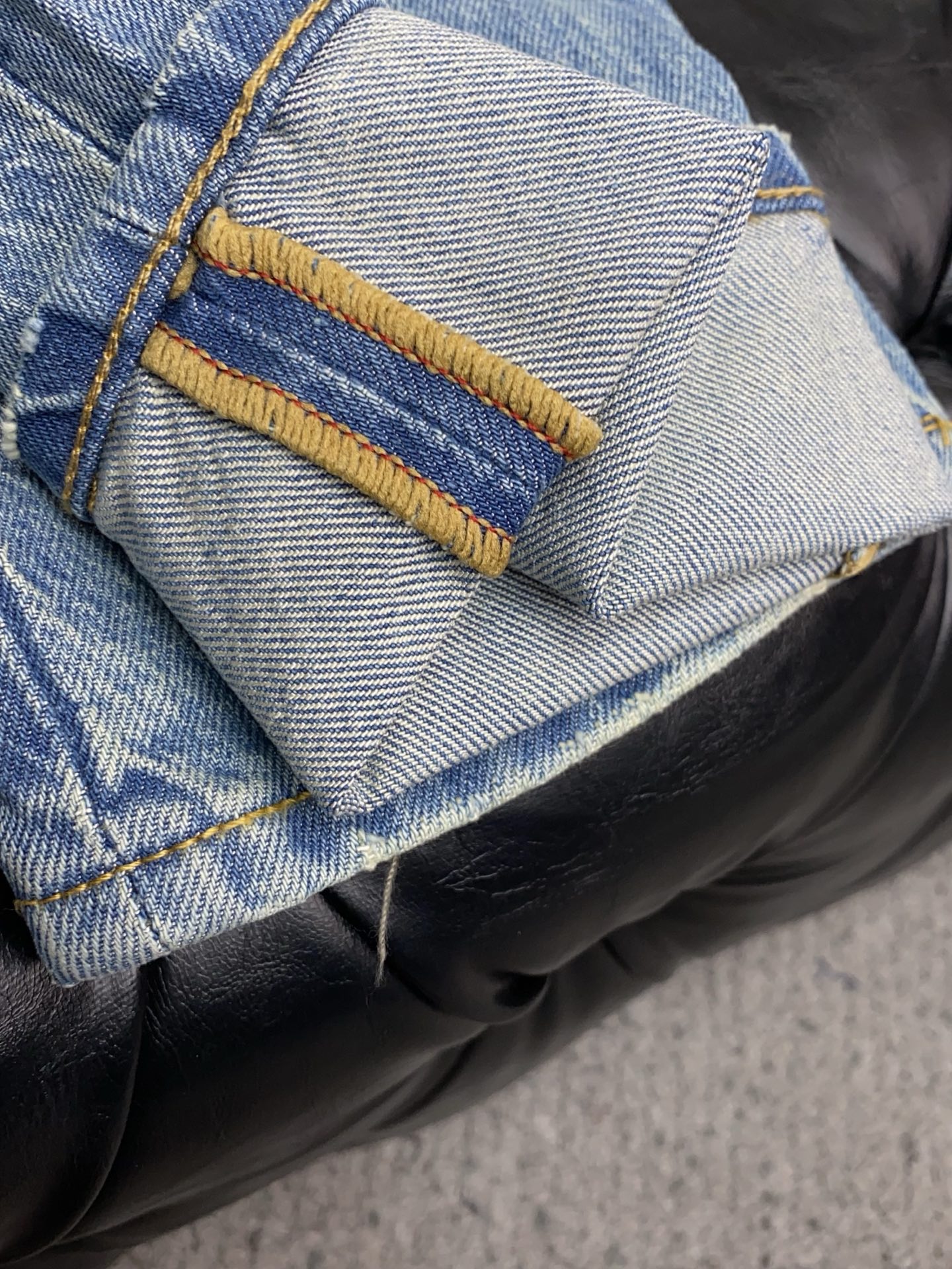 1v 路易威登 2026ss春夏新款修身小直筒牛仔裤 完美洗水工艺 定制顶级五金logo 独家定制微弹面