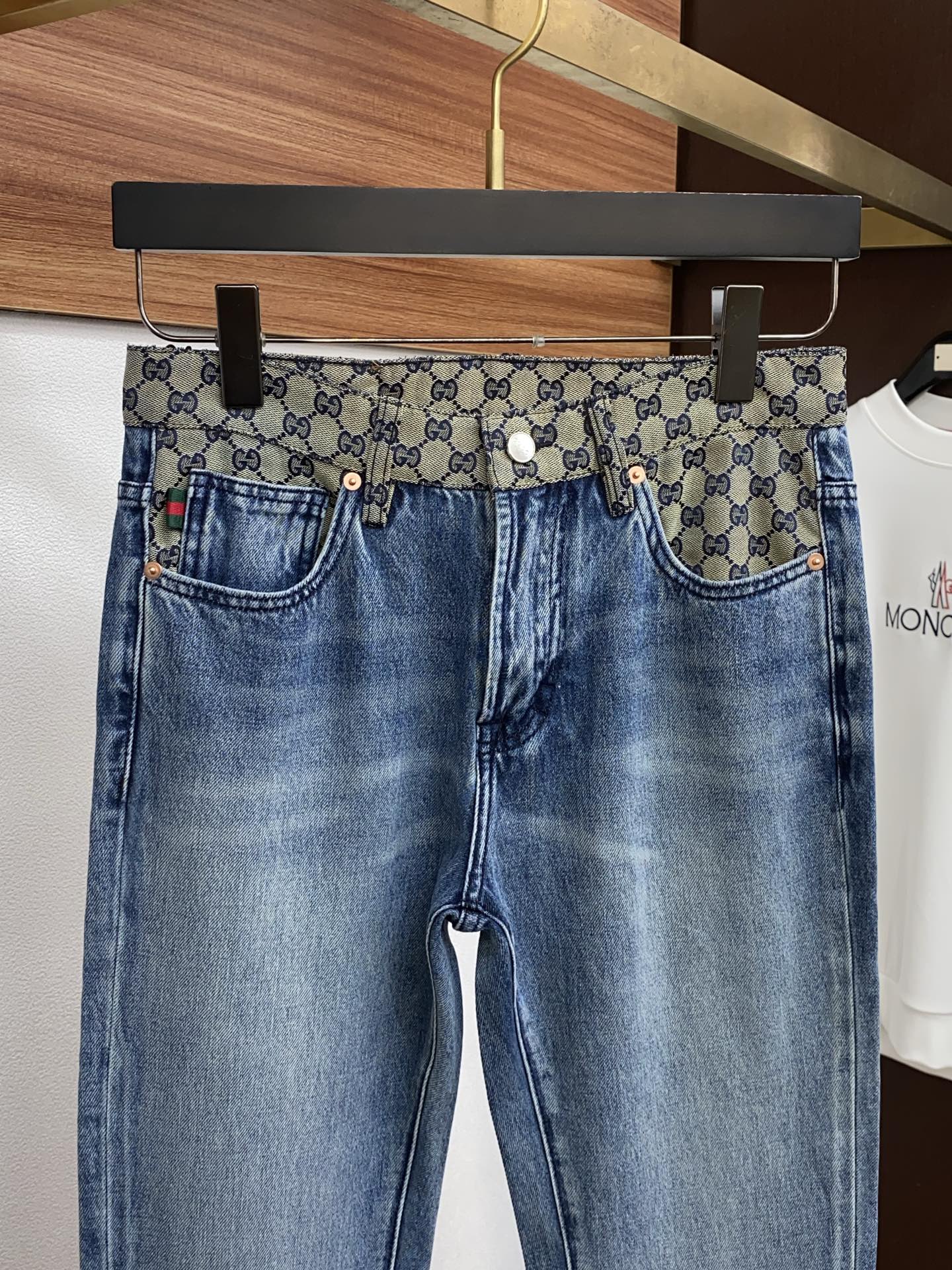 1v 路易威登 2026ss春夏新款修身小直筒牛仔裤 完美洗水工艺 定制顶级五金logo 独家定制微弹面