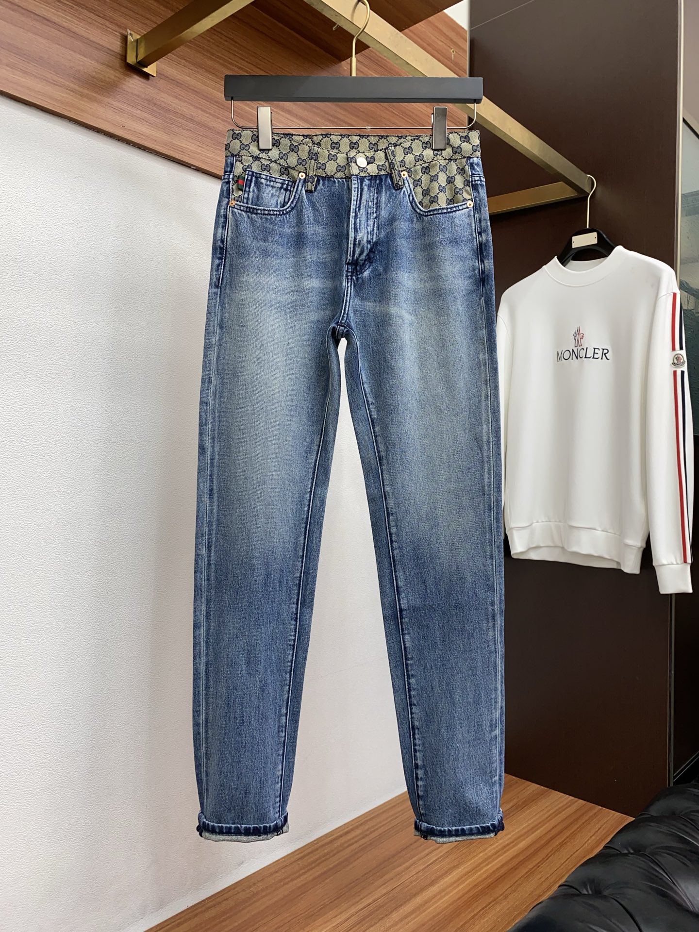 1v 路易威登 2026ss春夏新款修身小直筒牛仔裤 完美洗水工艺 定制顶级五金logo 独家定制微弹面