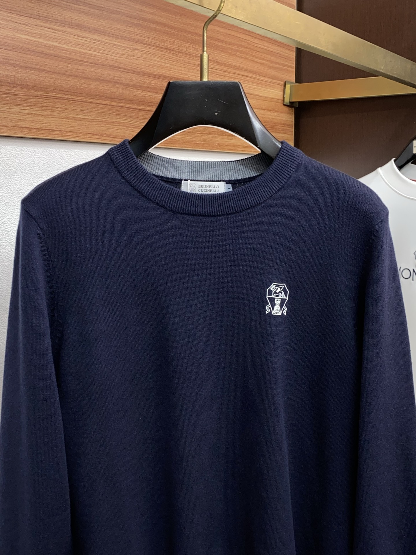 BC 男士高端简约圆领毛衣 ，香港洋行渠道货，纯正血统品质，25年秋冬 新款，经典王牌系列！高端奢华且白