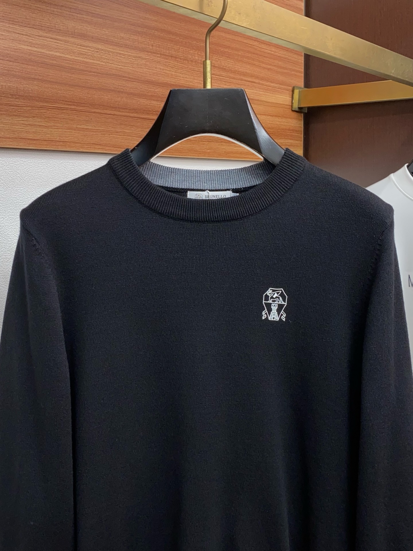 BC 男士高端简约圆领毛衣 ，香港洋行渠道货，纯正血统品质，25年秋冬 新款，经典王牌系列！高端奢华且白