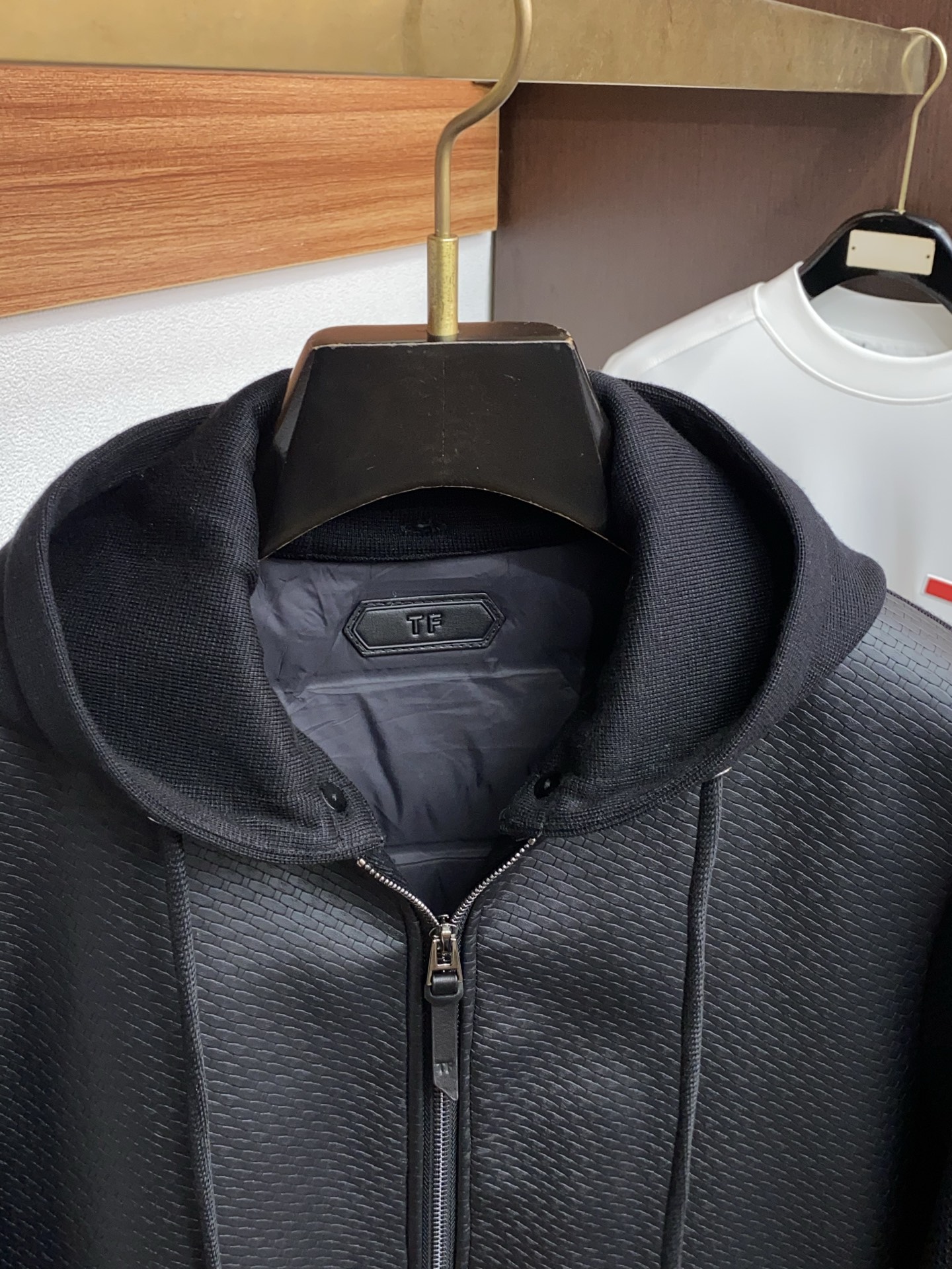 TF 独家专供秋冬2025SS新款针织拼接P皮革羽绒服 香港贸易公司货，纯正洋行渠道，同步官网发售，内里