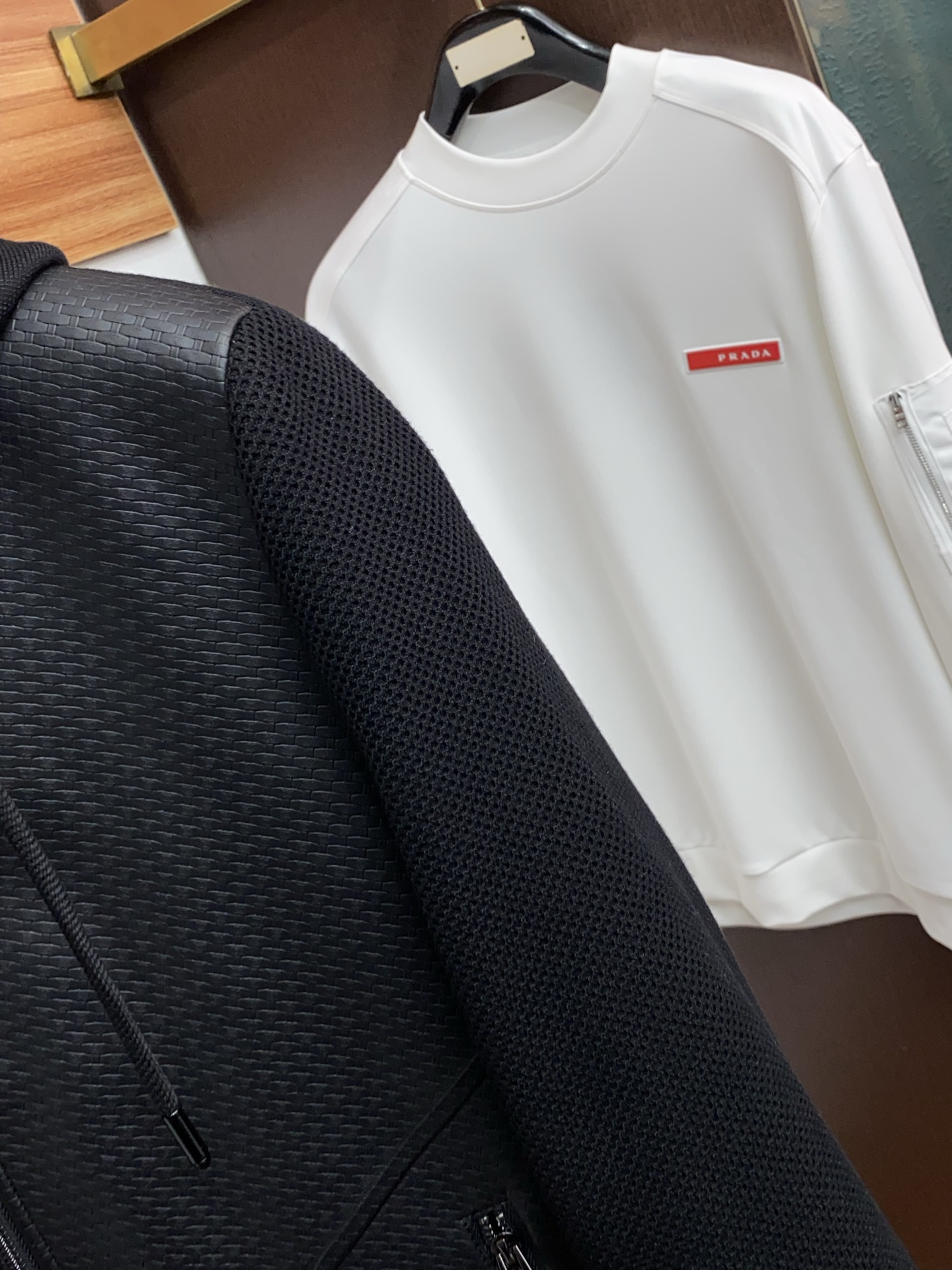 TF 独家专供秋冬2025SS新款针织拼接P皮革羽绒服 香港贸易公司货，纯正洋行渠道，同步官网发售，内里