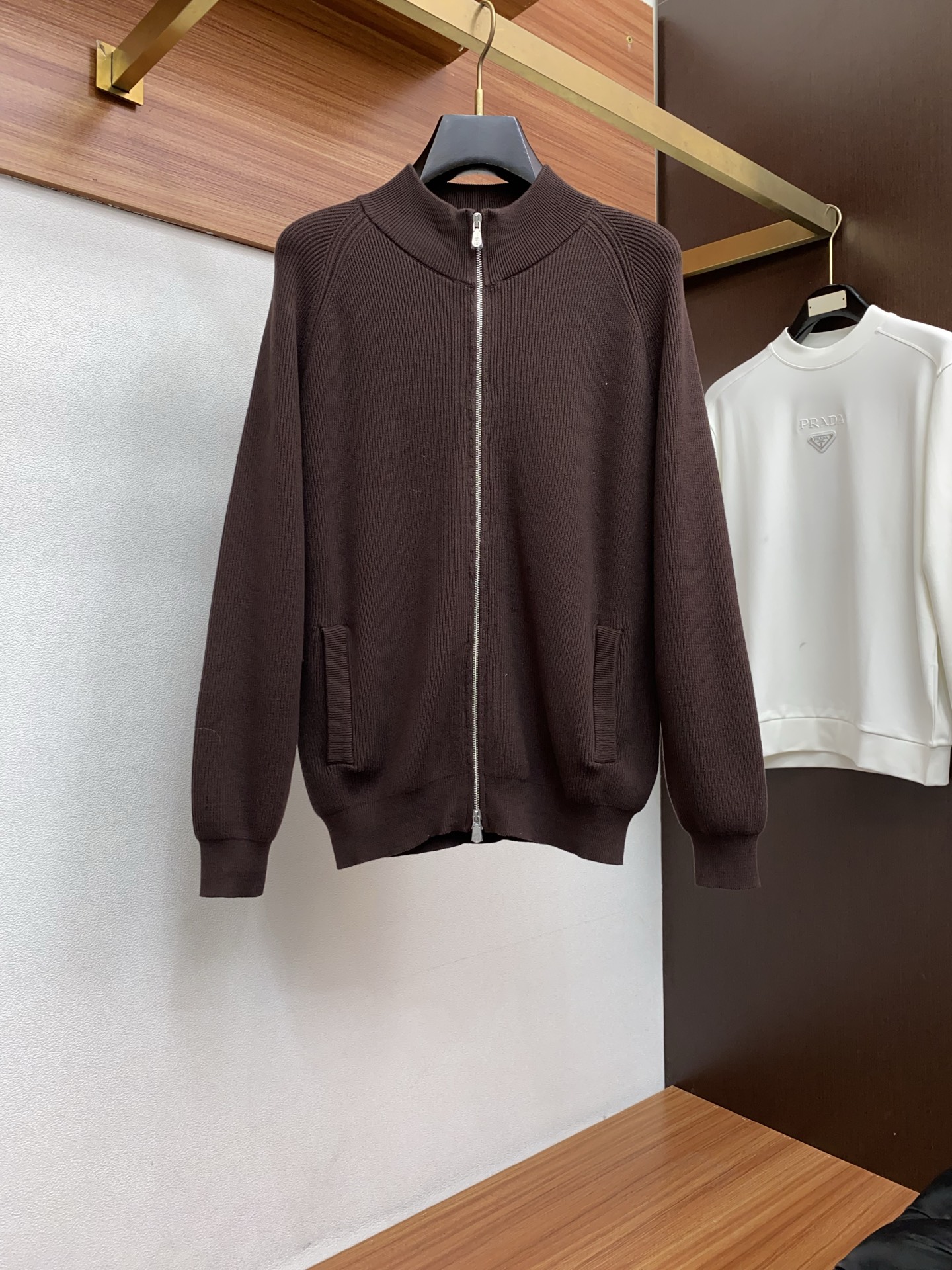 BC 25秋冬高品质 百分百羊毛立领拉链毛衣开衫精品棉羊毛专柜同步系列毛衣 男款高端定制臻品系列 隶属品