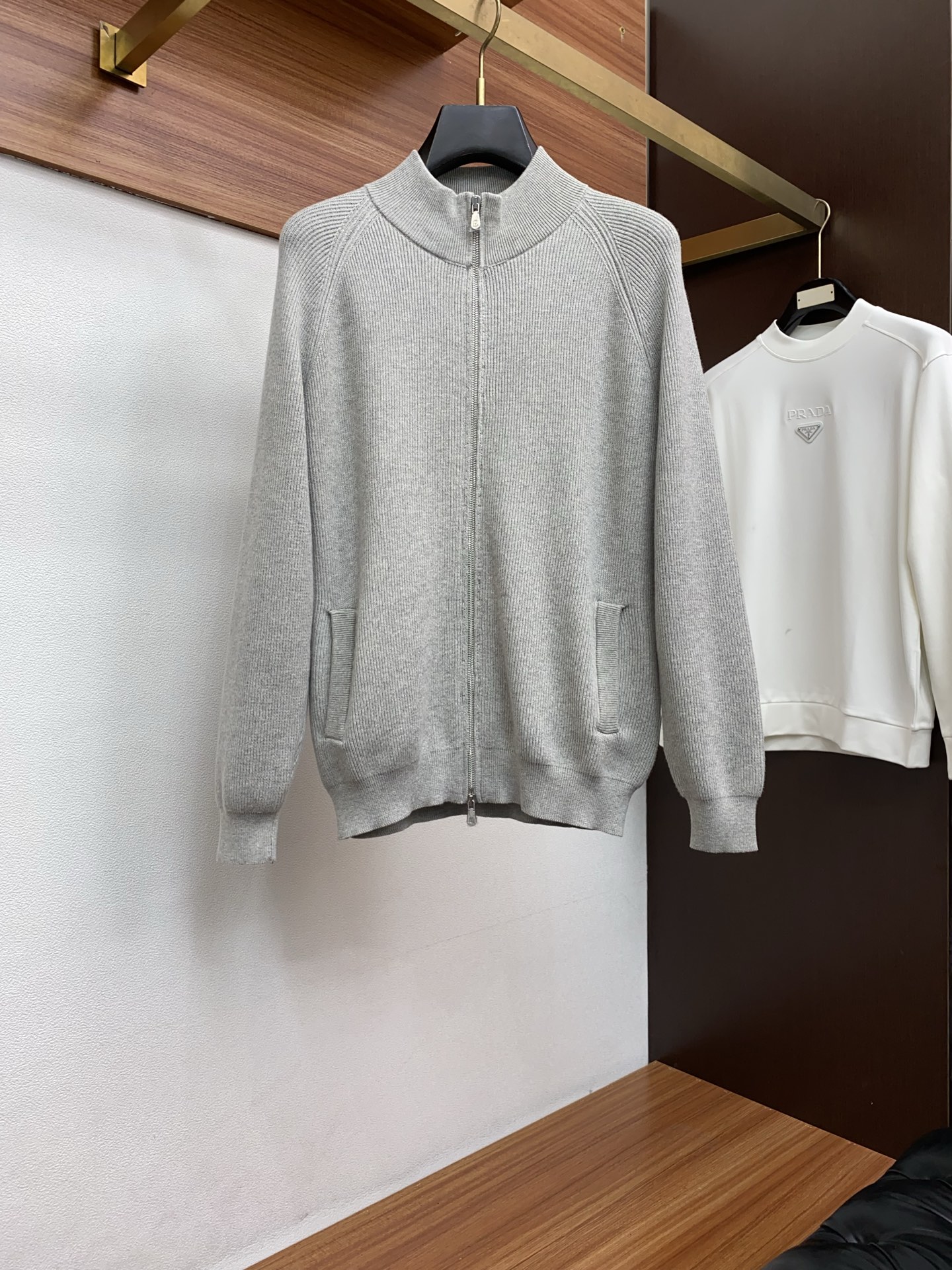 BC 25秋冬高品质 百分百羊毛立领拉链毛衣开衫精品棉羊毛专柜同步系列毛衣 男款高端定制臻品系列 隶属品