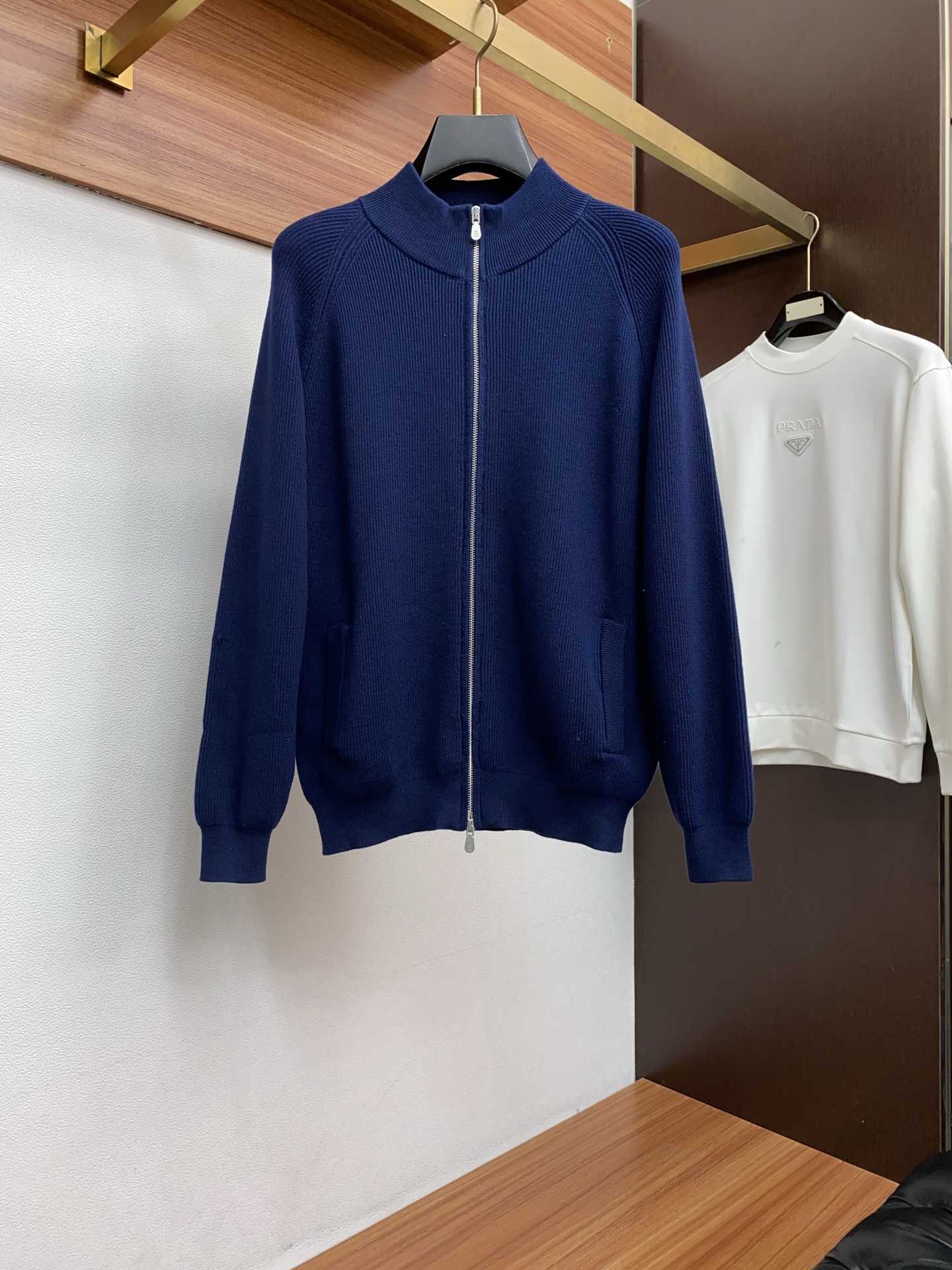 BC 25秋冬高品质 百分百羊毛立领拉链毛衣开衫精品棉羊毛专柜同步系列毛衣 男款高端定制臻品系列 隶属品