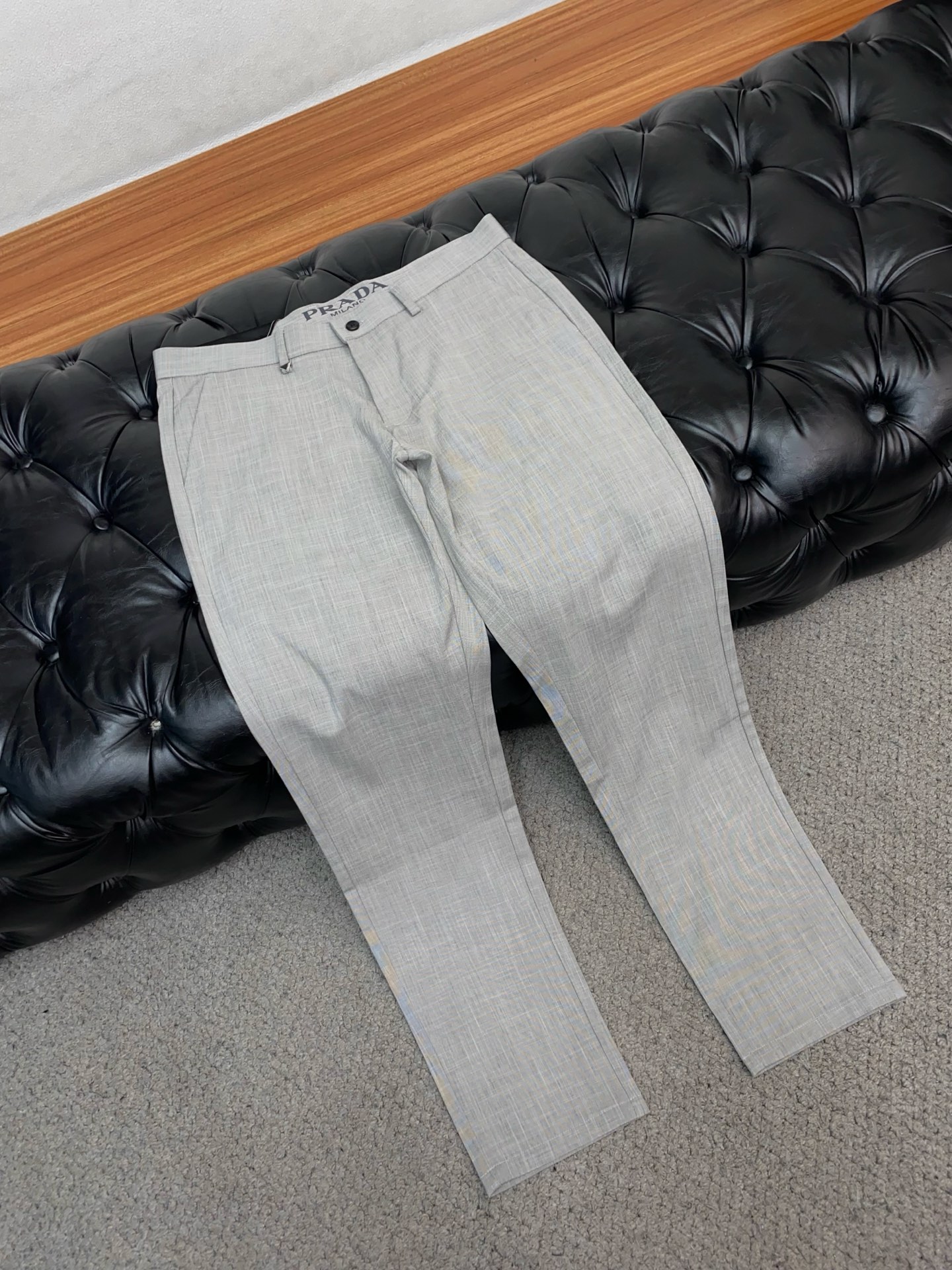 普拉达 2026ss 春夏 新品 原单男士西装休闲裤 每季必出的类型，无需质疑的热卖王牌单品，符合四季最