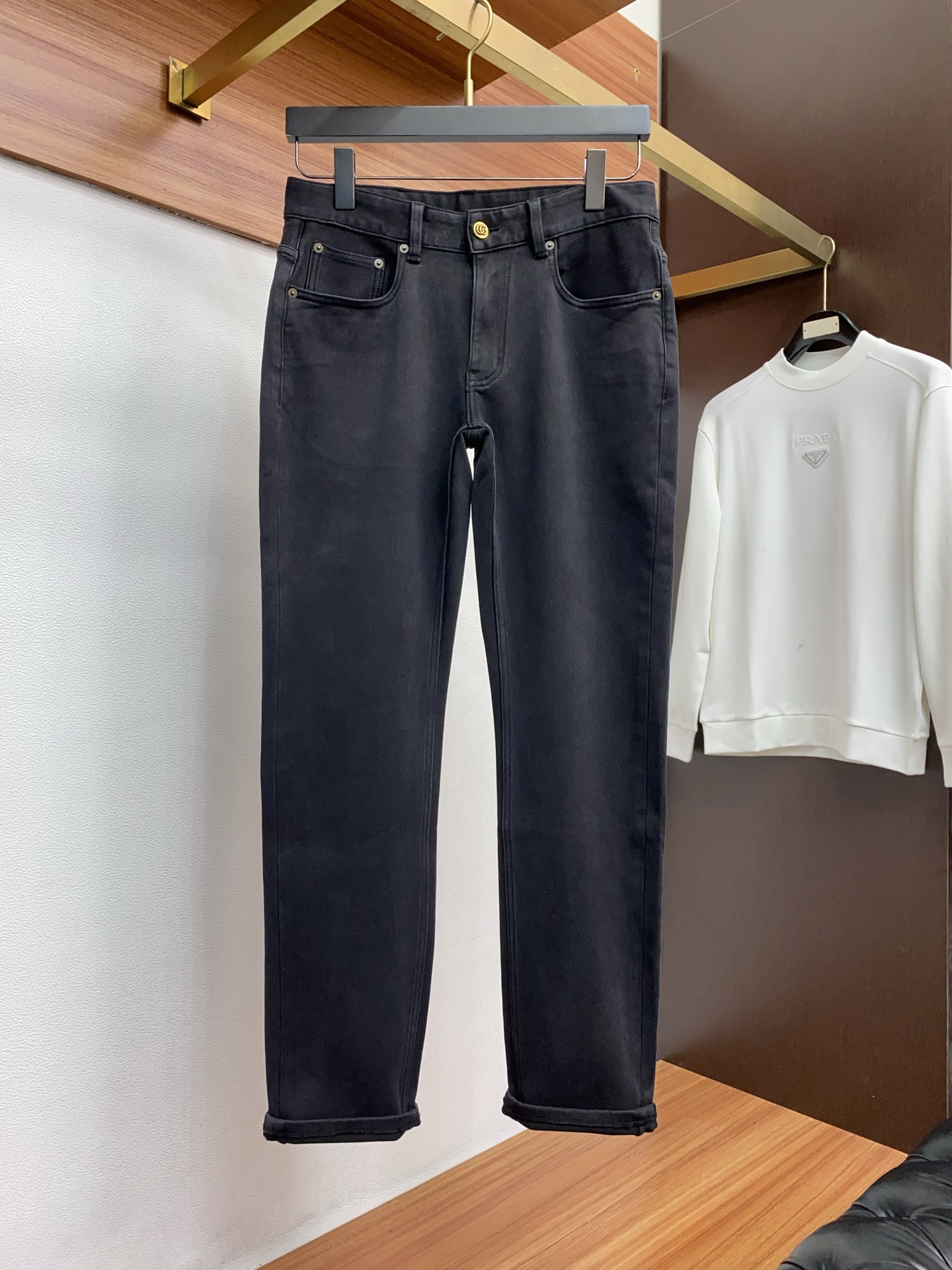 古奇 2025SS秋冬 新品 原单男士修身牛仔休闲裤 纯血统品 G柜7000+ 每季必出的类型，无需质疑