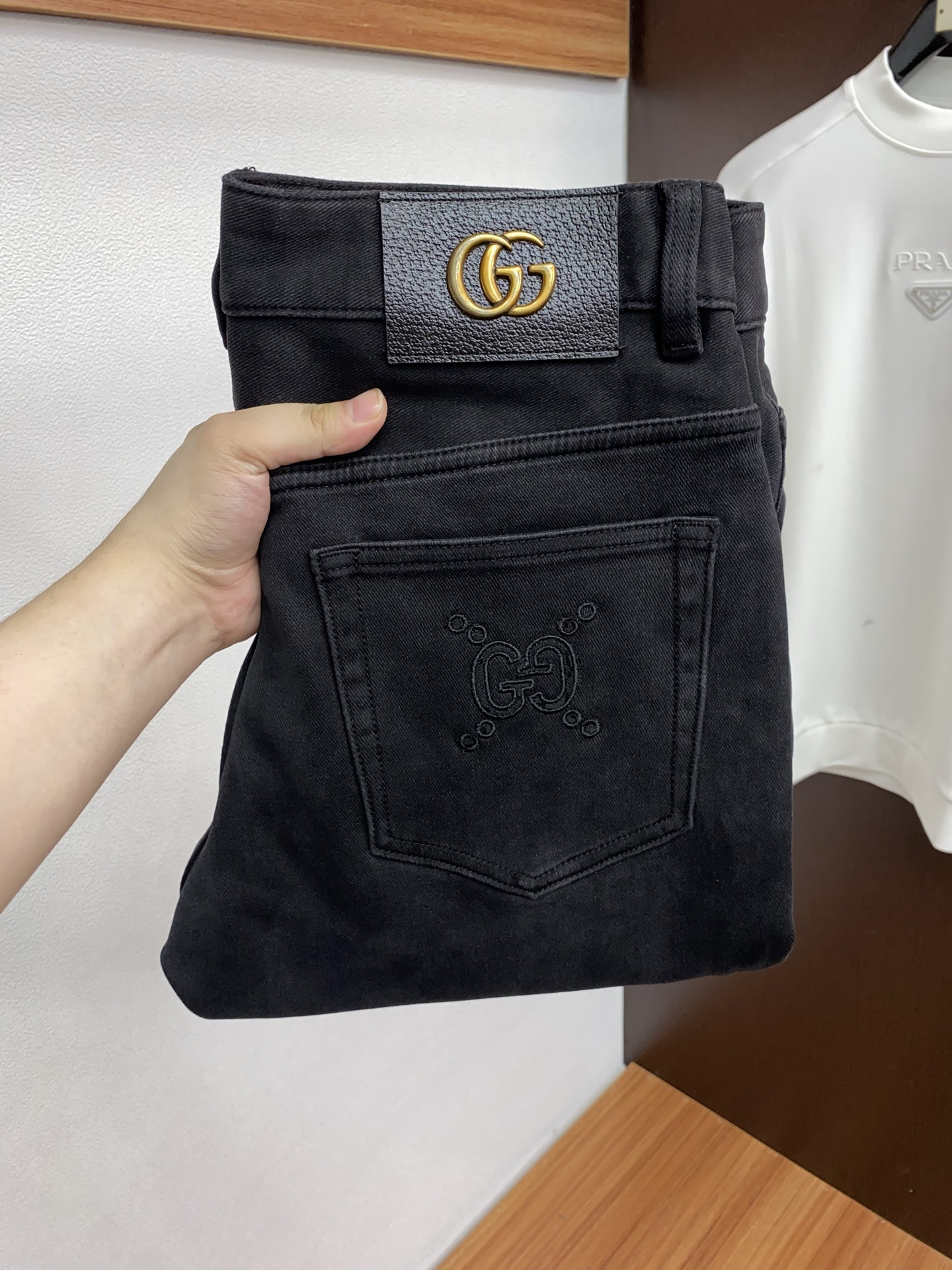 古奇 2025SS秋冬 新品 原单男士修身牛仔休闲裤 纯血统品 G柜7000+ 每季必出的类型，无需质疑