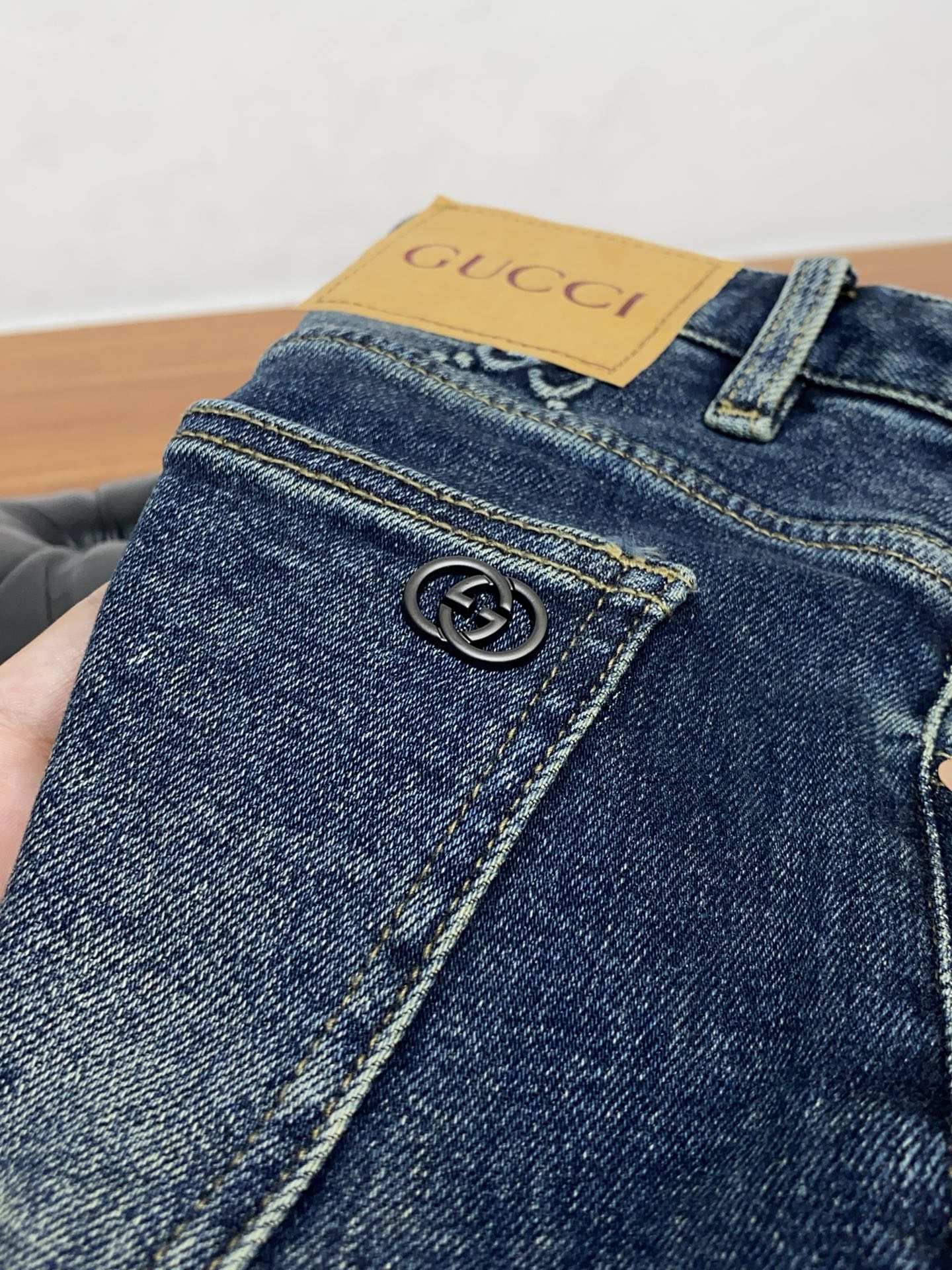 古奇 2025SS秋冬 新品 原单男士修身牛仔休闲裤 纯血统品 G柜7000+ 每季必出的类型，无需质疑