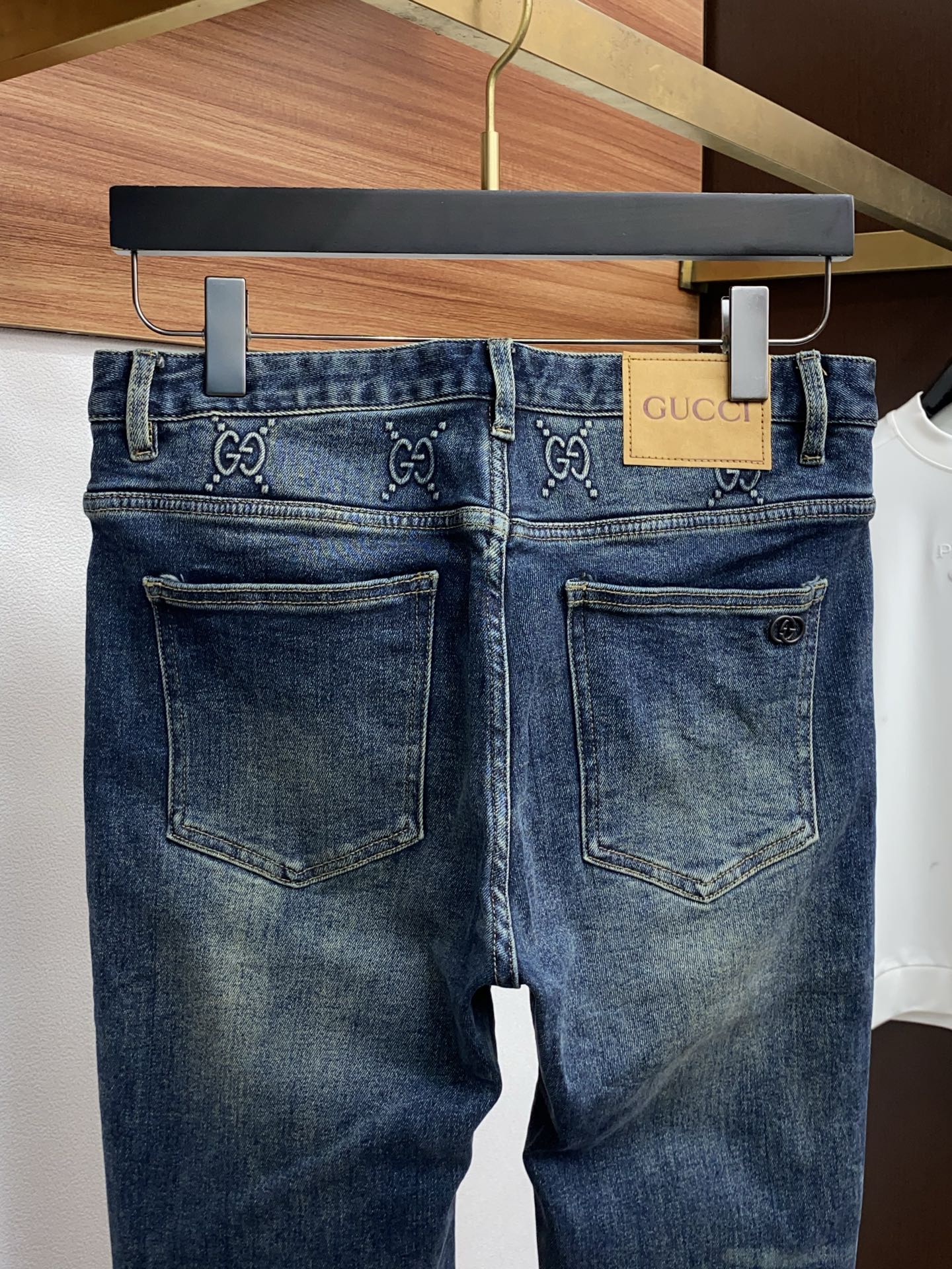 古奇 2025SS秋冬 新品 原单男士修身牛仔休闲裤 纯血统品 G柜7000+ 每季必出的类型，无需质疑