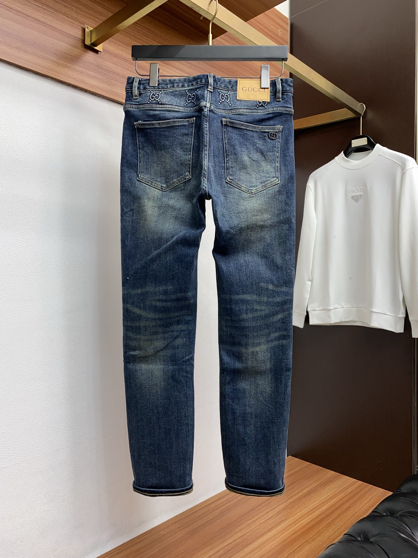 古奇 2025SS秋冬 新品 原单男士修身牛仔休闲裤 纯血统品 G柜7000+ 每季必出的类型，无需质疑