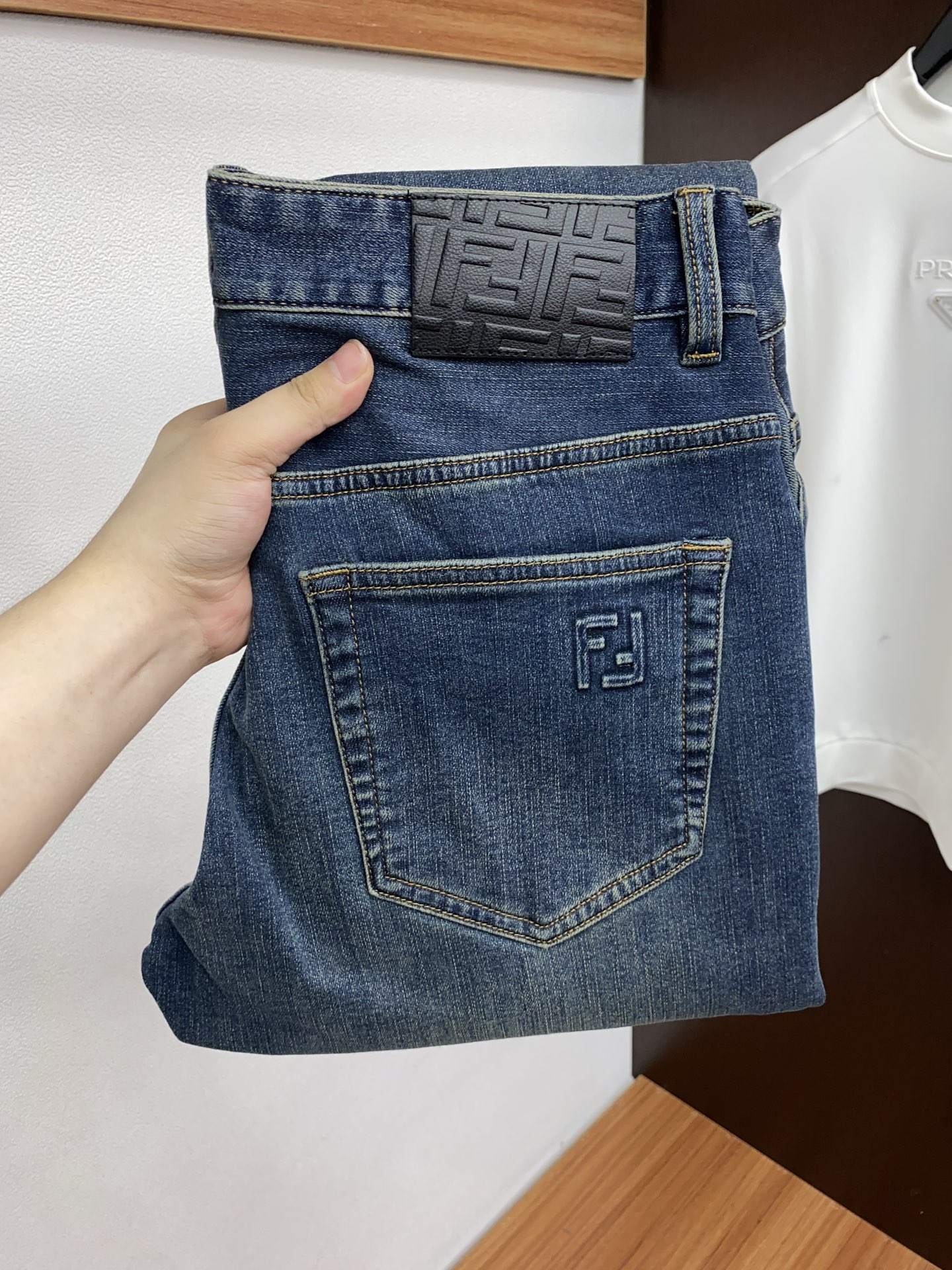 芬迪 2025SS秋冬 新品 原单男士修身牛仔休闲裤 纯血统品 G柜7000+ 每季必出的类型，无需质疑