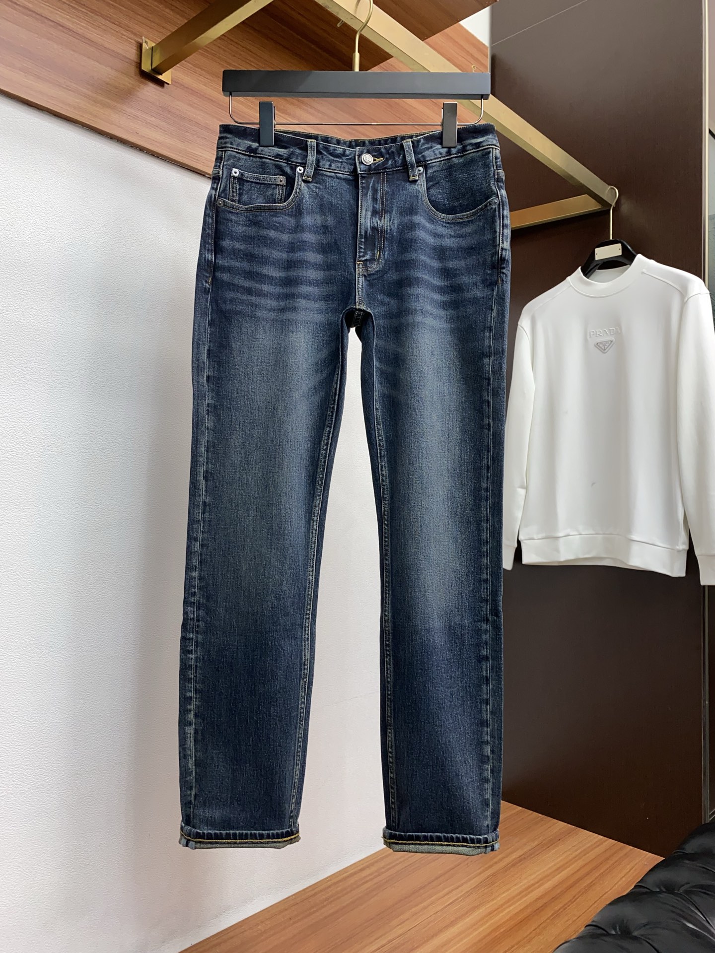 lP🆕 诺悠翩雅 2025SS秋冬 新品 原单男士修身牛仔休闲裤 纯血统品 G柜7000+ 每季必出的类