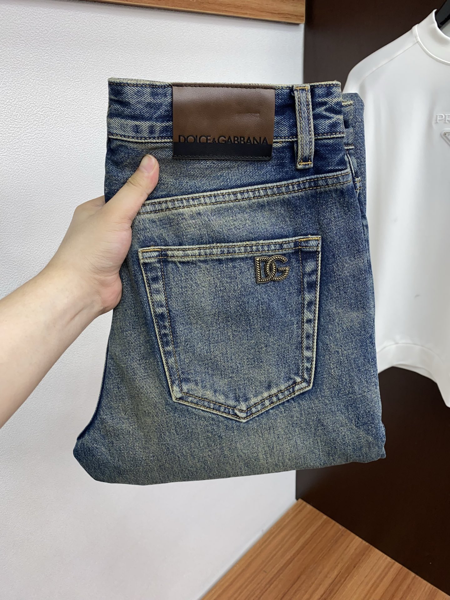 DG 2025SS秋冬 新品 原单男士修身牛仔休闲裤 纯血统品 G柜7000+ 每季必出的类型，无需质疑