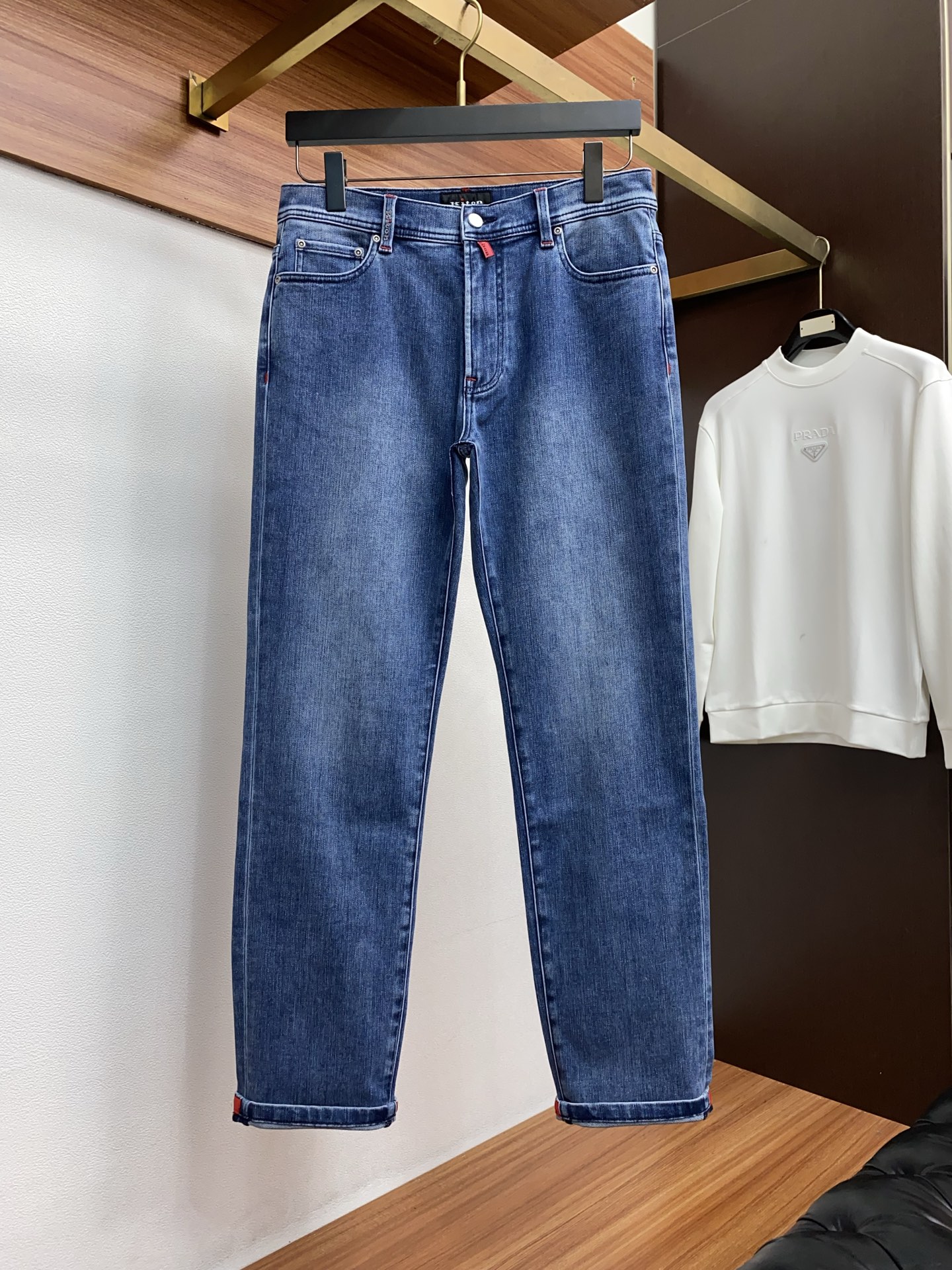 kiton 2025SS秋冬 新品 原单男士修身牛仔休闲裤 纯血统品 G柜7000+ 每季必出的类型，无