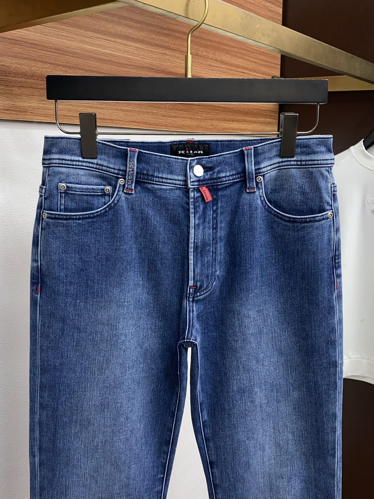 kiton 2025SS秋冬 新品 原单男士修身牛仔休闲裤 纯血统品 G柜7000+ 每季必出的类型，无