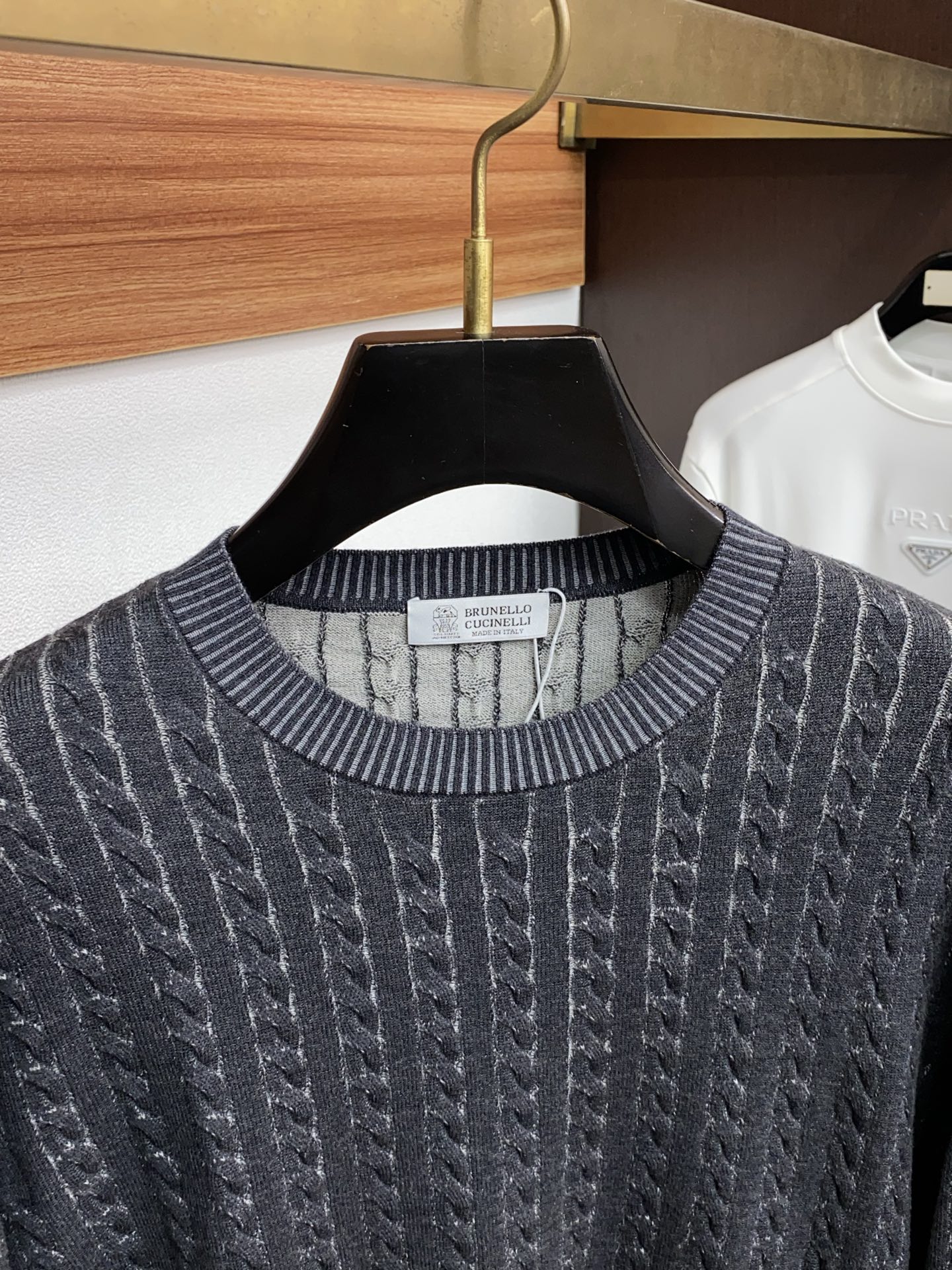 BC 25秋冬打底圆领毛衣精品羊毛混纺毛衫 男款高端定制臻品系列 隶属品牌高端主线 专利顶级纱线混纺 以