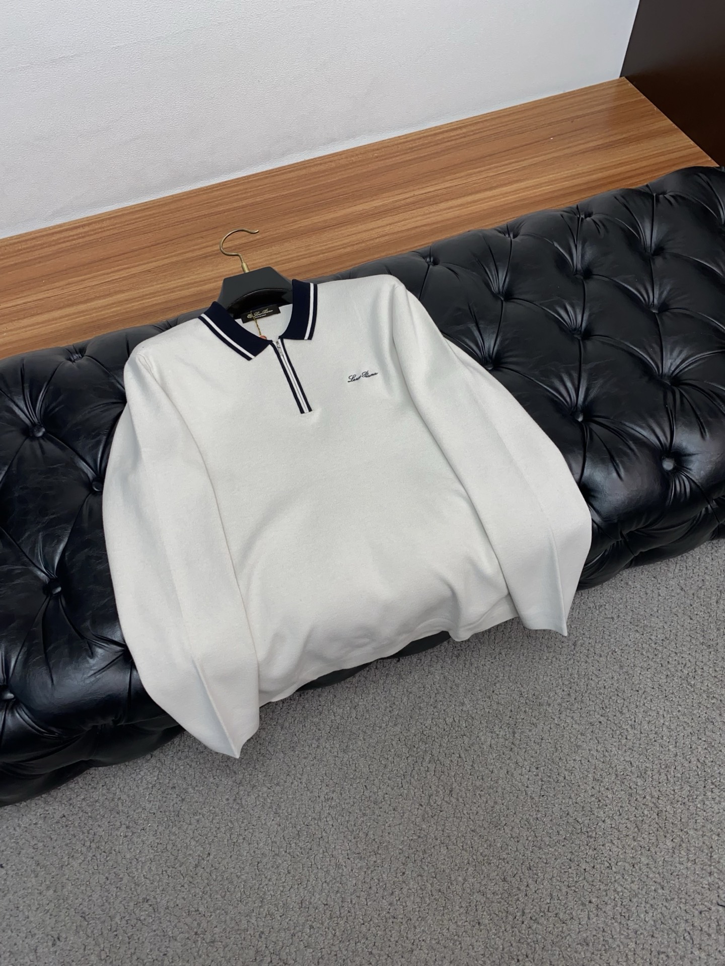 lP🆕 诺悠翩雅 25秋冬商务翻领领毛衣精品羊毛混纺毛衫 男款高端定制臻品系列 隶属品牌高端主线 专利顶