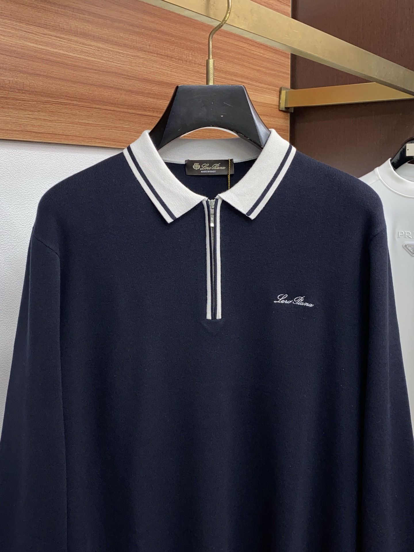 lP🆕 诺悠翩雅 25秋冬商务翻领领毛衣精品羊毛混纺毛衫 男款高端定制臻品系列 隶属品牌高端主线 专利顶