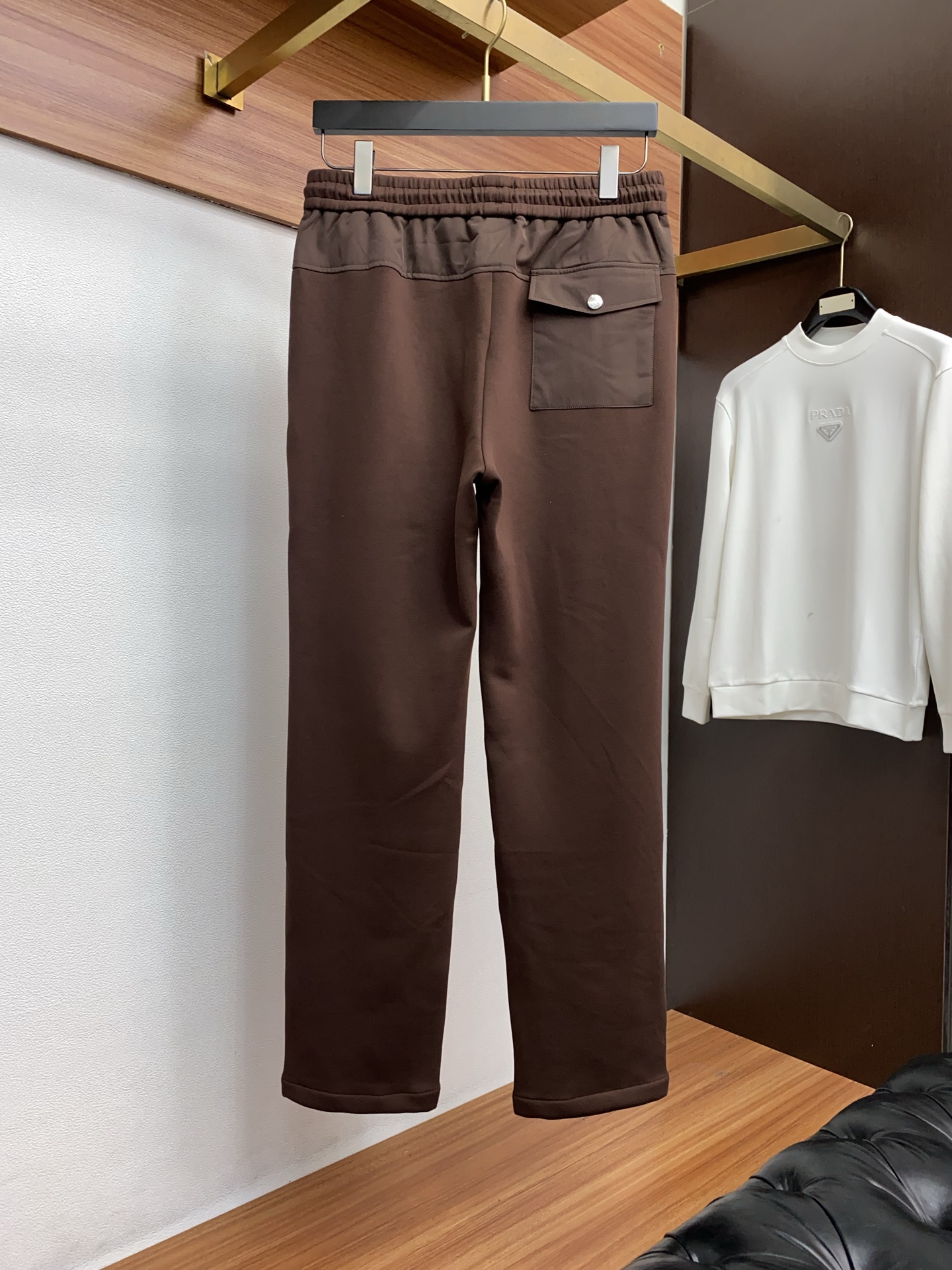 lP🆕 诺悠翩雅25S秋冬男新款工艺休闲裤.定制纯棉加绒裤！经典！！！高端纯棉复合高级不倒绒面料打造.贴