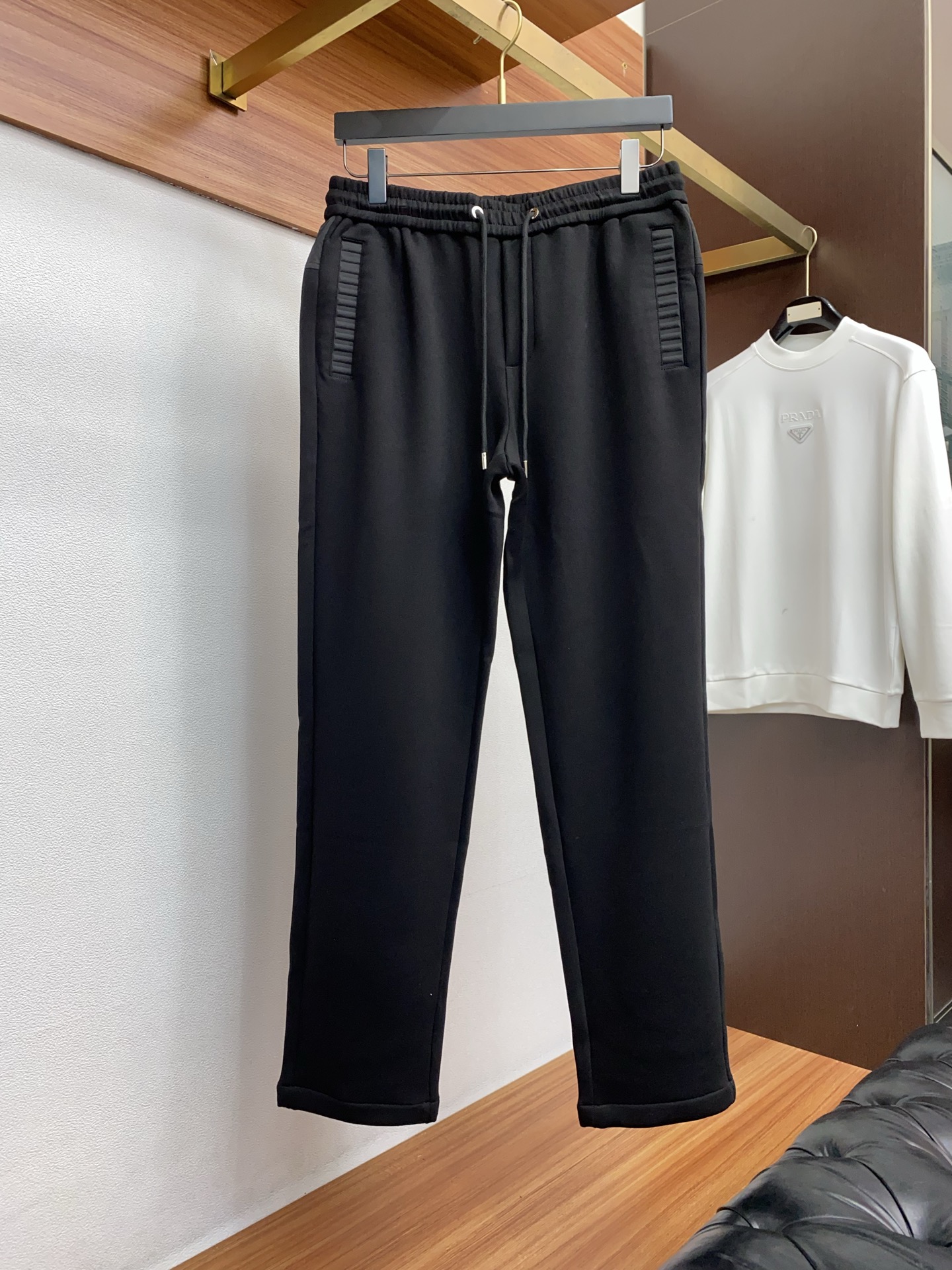 lP🆕 诺悠翩雅25S秋冬男新款工艺休闲裤.定制纯棉加绒裤！经典！！！高端纯棉复合高级不倒绒面料打造.贴