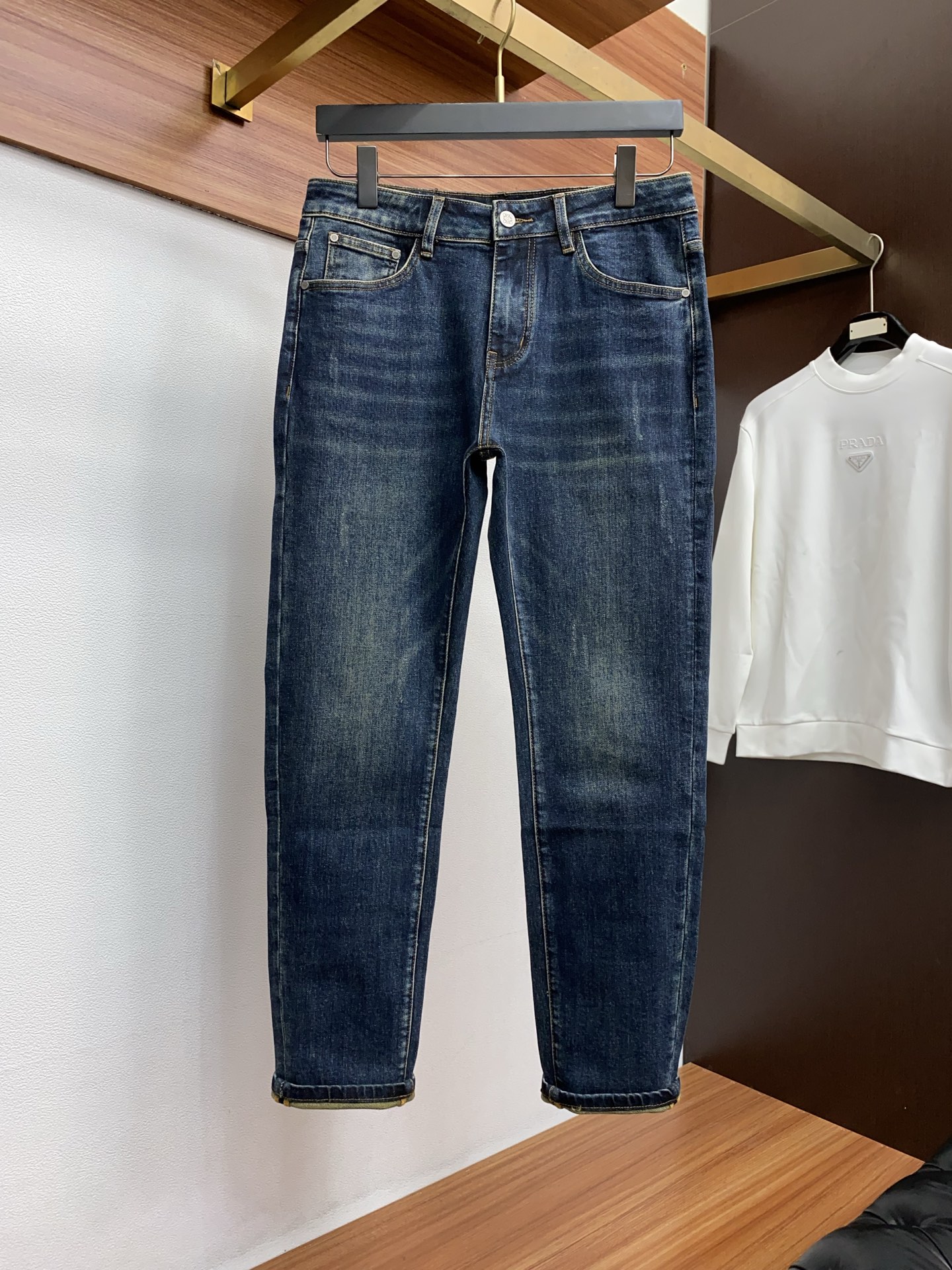 罗意威 2025SS秋冬 新品 原单男士修身牛仔休闲裤 纯血统品 G柜7000+ 每季必出的类型，无需质