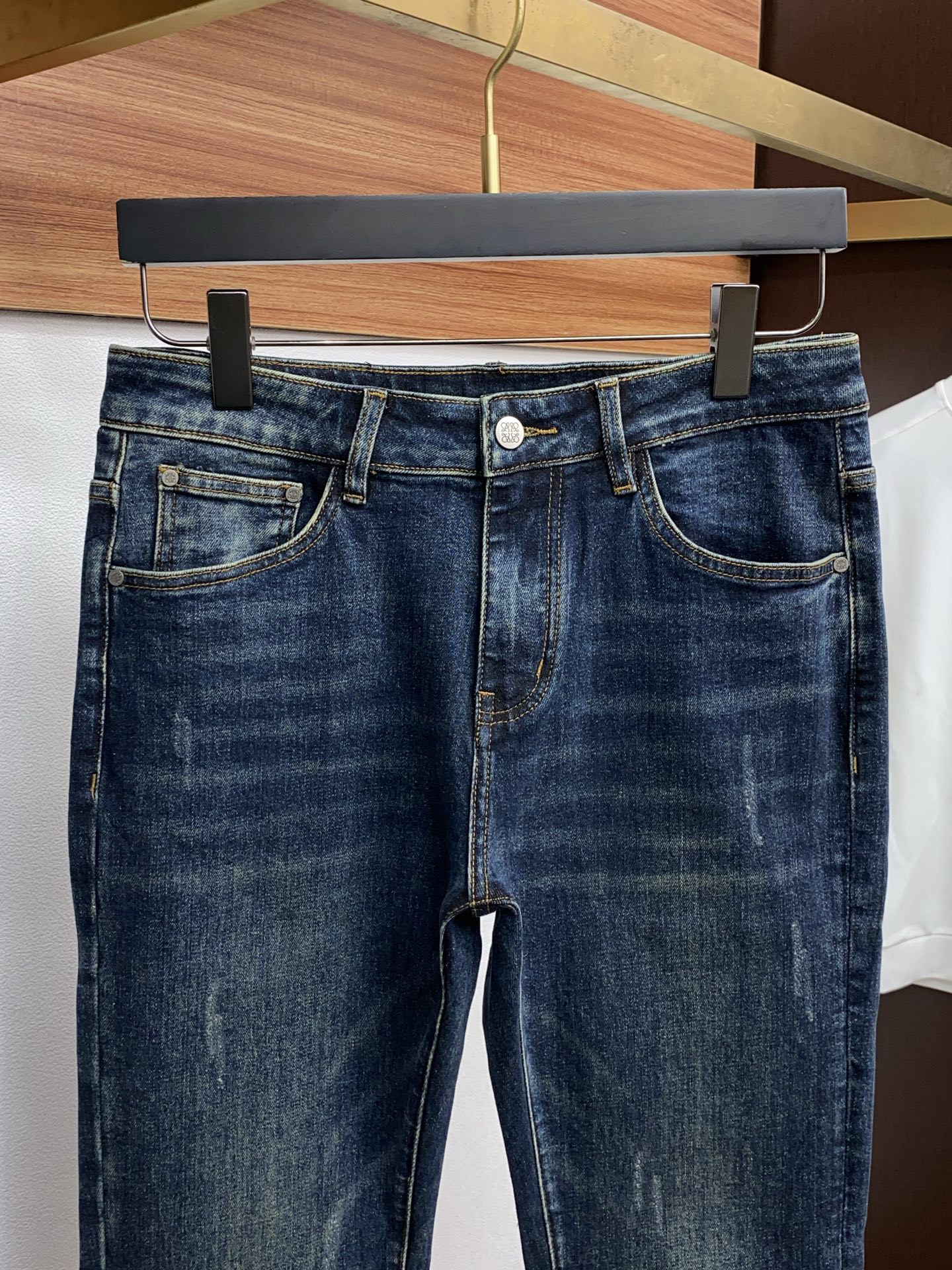 罗意威 2025SS秋冬 新品 原单男士修身牛仔休闲裤 纯血统品 G柜7000+ 每季必出的类型，无需质