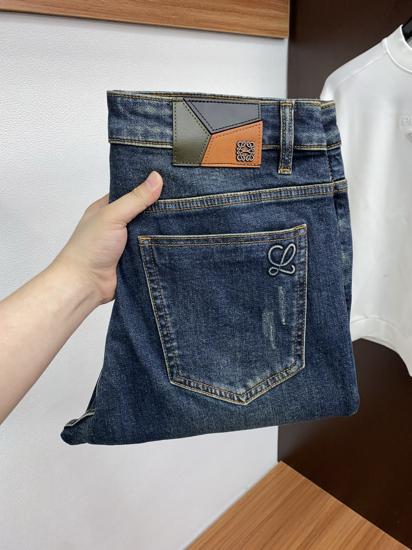 罗意威 2025SS秋冬 新品 原单男士修身牛仔休闲裤 纯血统品 G柜7000+ 每季必出的类型，无需质