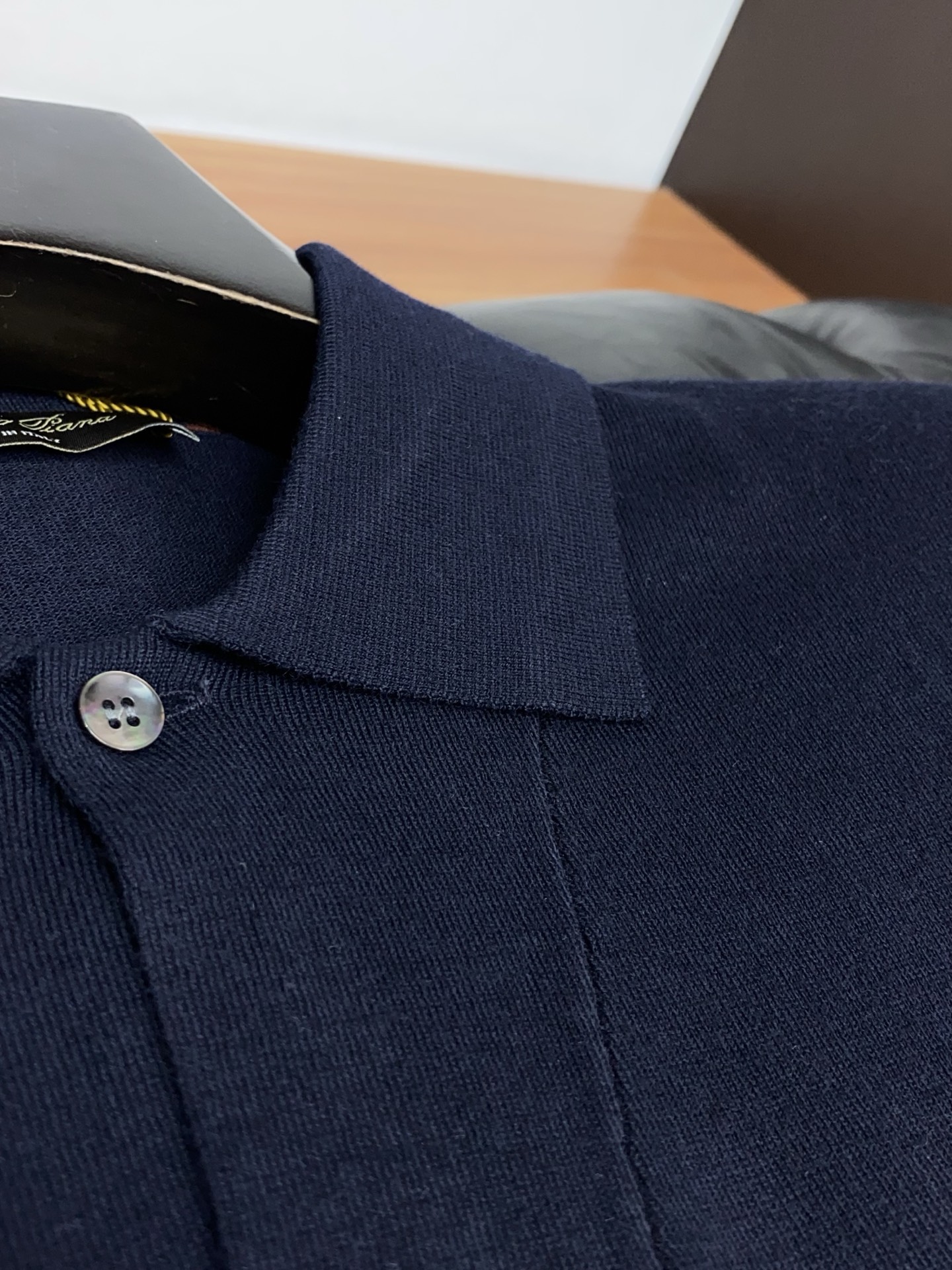 lP🆕 诺悠翩雅 25秋冬商务翻领领毛衣精品羊毛混纺毛衫 男款高端定制臻品系列 隶属品牌高端主线 专利顶