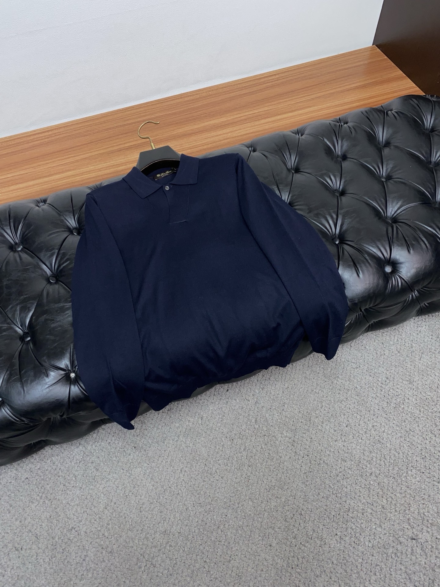 lP🆕 诺悠翩雅 25秋冬商务翻领领毛衣精品羊毛混纺毛衫 男款高端定制臻品系列 隶属品牌高端主线 专利顶