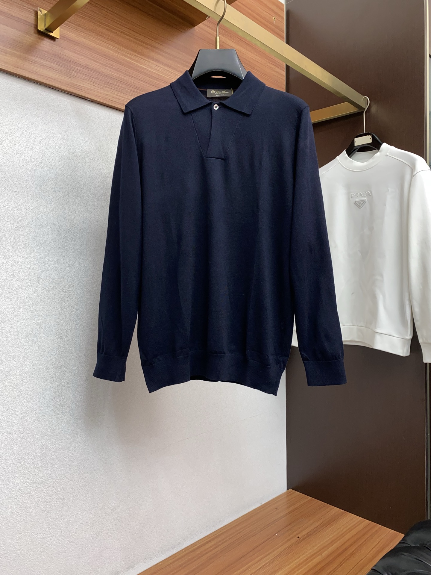 lP🆕 诺悠翩雅 25秋冬商务翻领领毛衣精品羊毛混纺毛衫 男款高端定制臻品系列 隶属品牌高端主线 专利顶