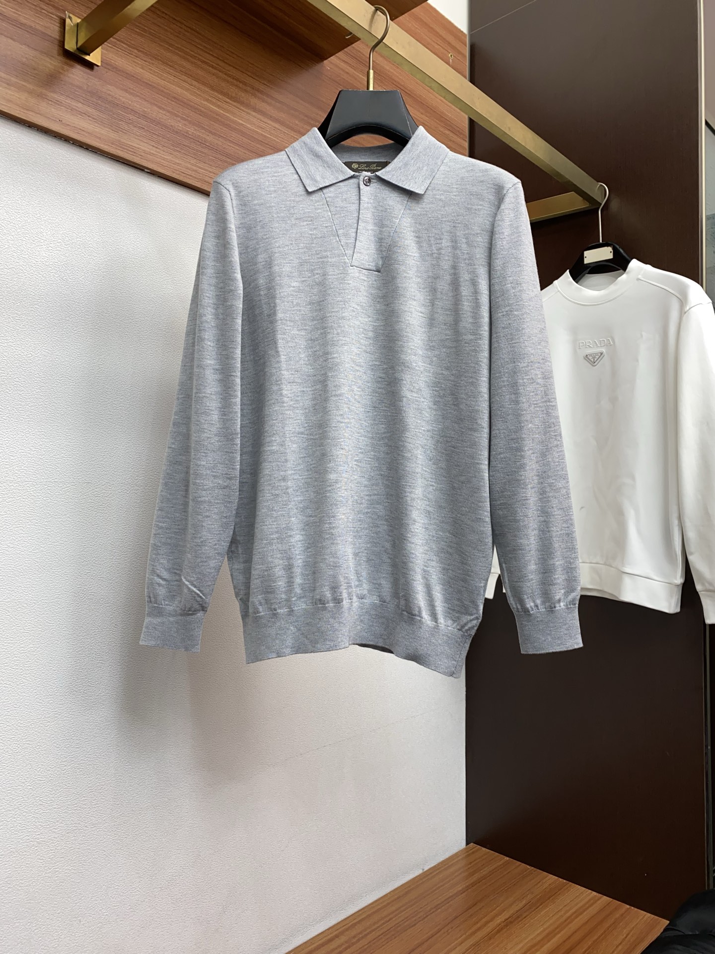 lP🆕 诺悠翩雅 25秋冬商务翻领领毛衣精品羊毛混纺毛衫 男款高端定制臻品系列 隶属品牌高端主线 专利顶