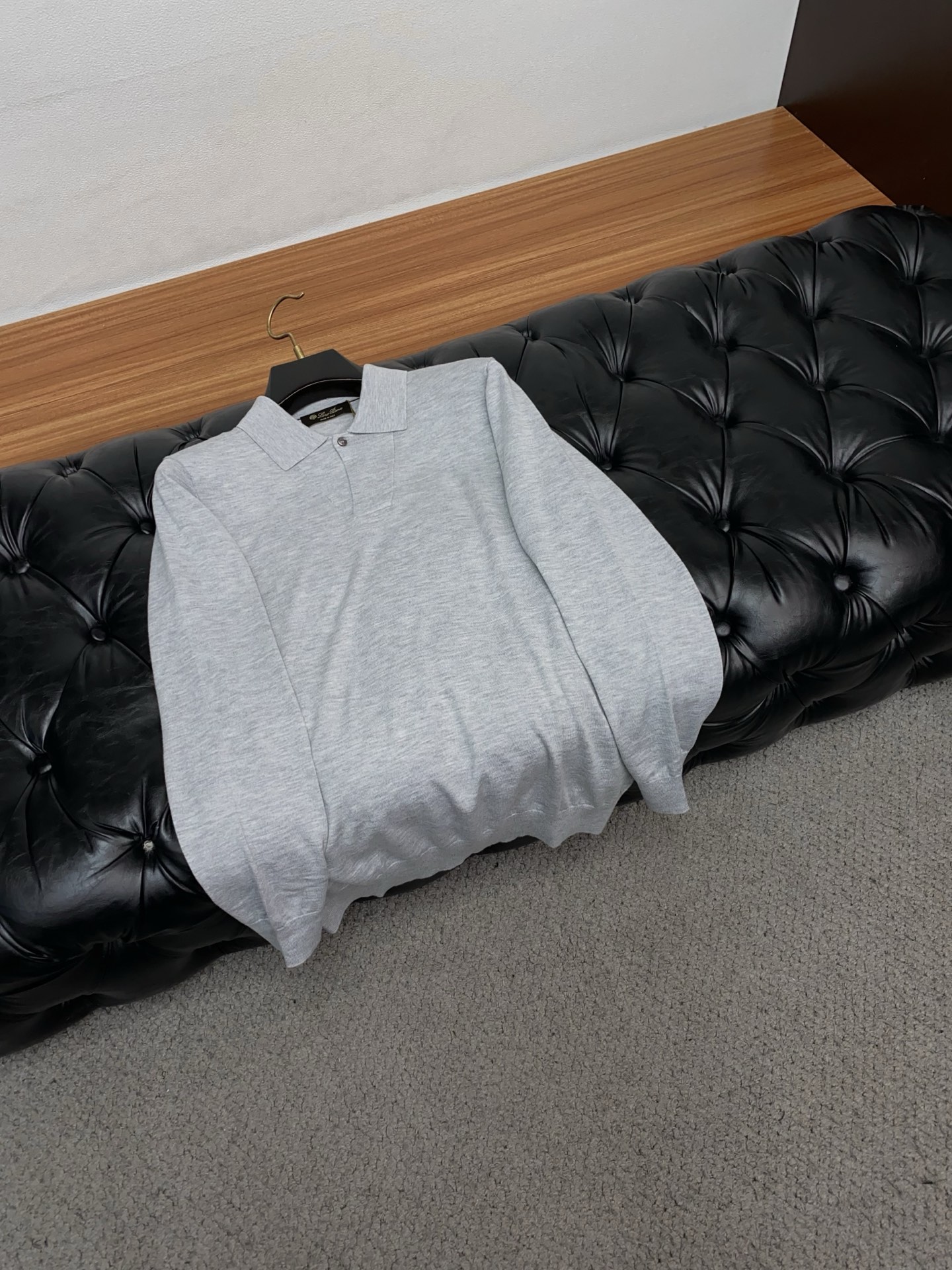 lP🆕 诺悠翩雅 25秋冬商务翻领领毛衣精品羊毛混纺毛衫 男款高端定制臻品系列 隶属品牌高端主线 专利顶