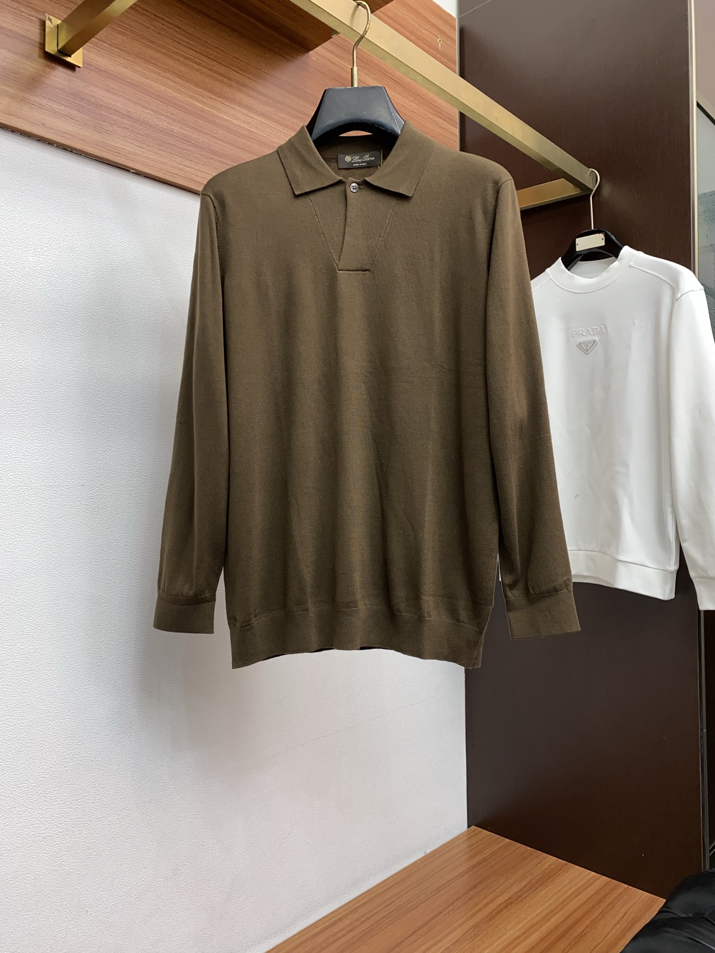 lP🆕 诺悠翩雅 25秋冬商务翻领领毛衣精品羊毛混纺毛衫 男款高端定制臻品系列 隶属品牌高端主线 专利顶