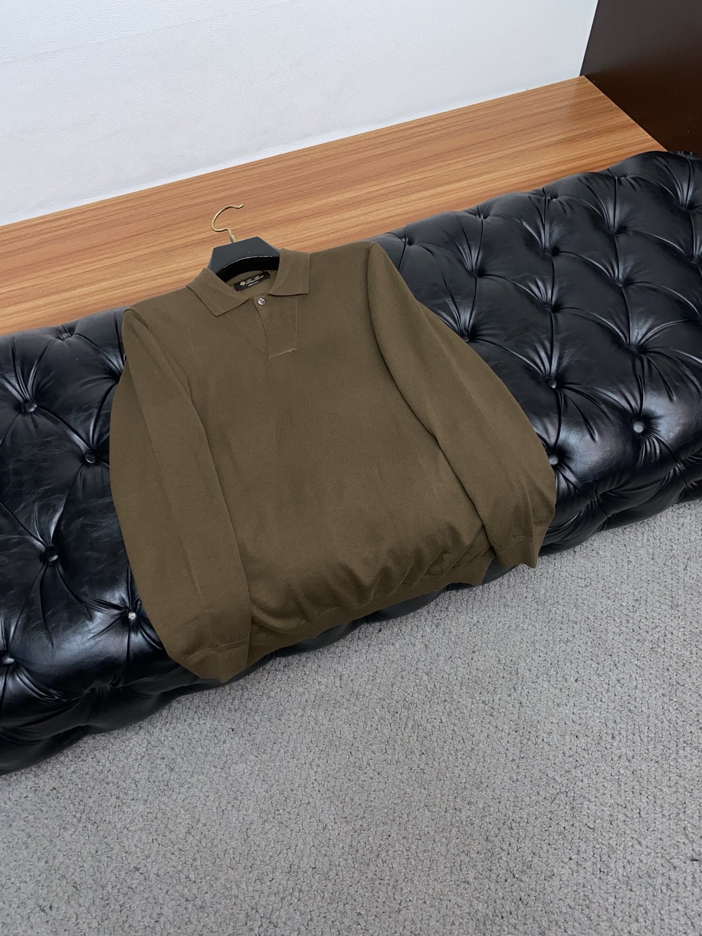 lP🆕 诺悠翩雅 25秋冬商务翻领领毛衣精品羊毛混纺毛衫 男款高端定制臻品系列 隶属品牌高端主线 专利顶