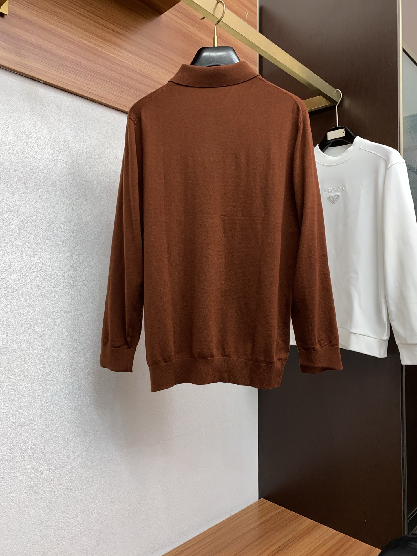 lP🆕 诺悠翩雅 25秋冬商务翻领领毛衣精品羊毛混纺毛衫 男款高端定制臻品系列 隶属品牌高端主线 专利顶