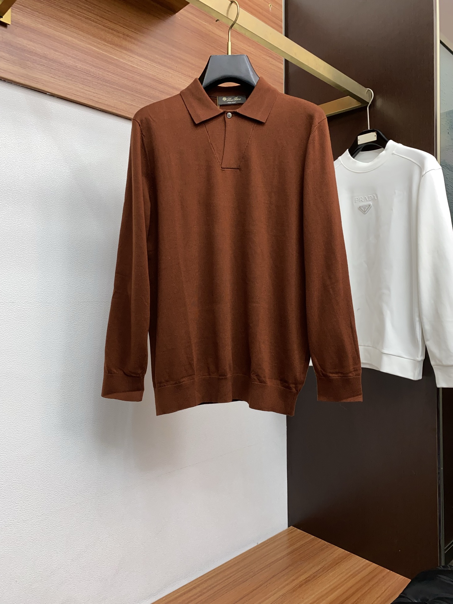 lP🆕 诺悠翩雅 25秋冬商务翻领领毛衣精品羊毛混纺毛衫 男款高端定制臻品系列 隶属品牌高端主线 专利顶