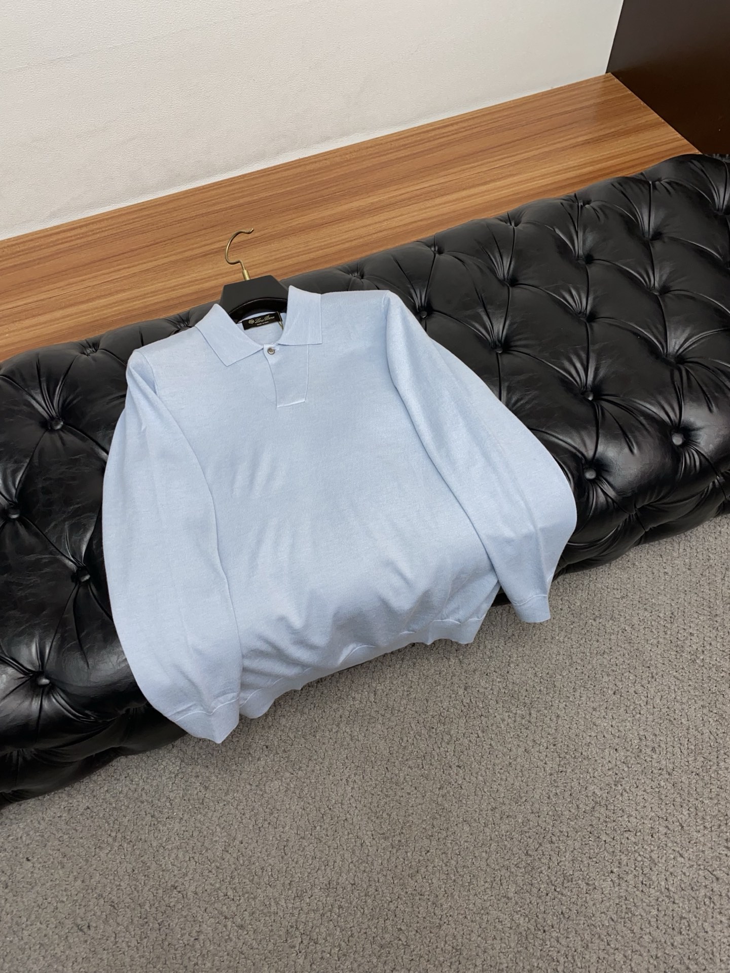 lP🆕 诺悠翩雅 25秋冬商务翻领领毛衣精品羊毛混纺毛衫 男款高端定制臻品系列 隶属品牌高端主线 专利顶