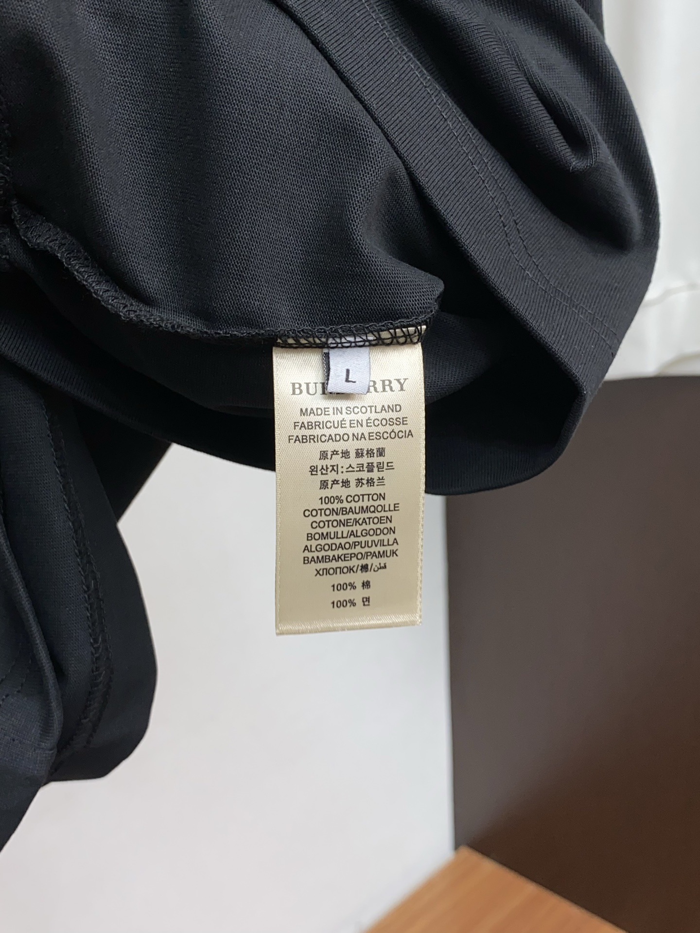 。🩵 巴宝莉 26SS春夏新款 纯棉质圆领短袖 男士基础款纯白专柜短袖T恤衫！贸易公司渠道稀出，同步官网