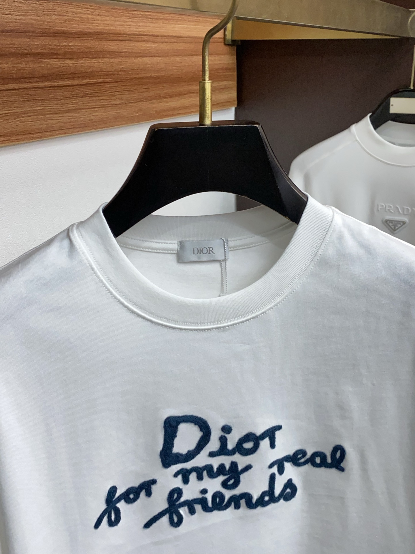 。🩵 迪奥 26SS春夏新款 纯棉质圆领短袖 男士基础款纯白专柜短袖T恤衫！贸易公司渠道稀出，同步官网发