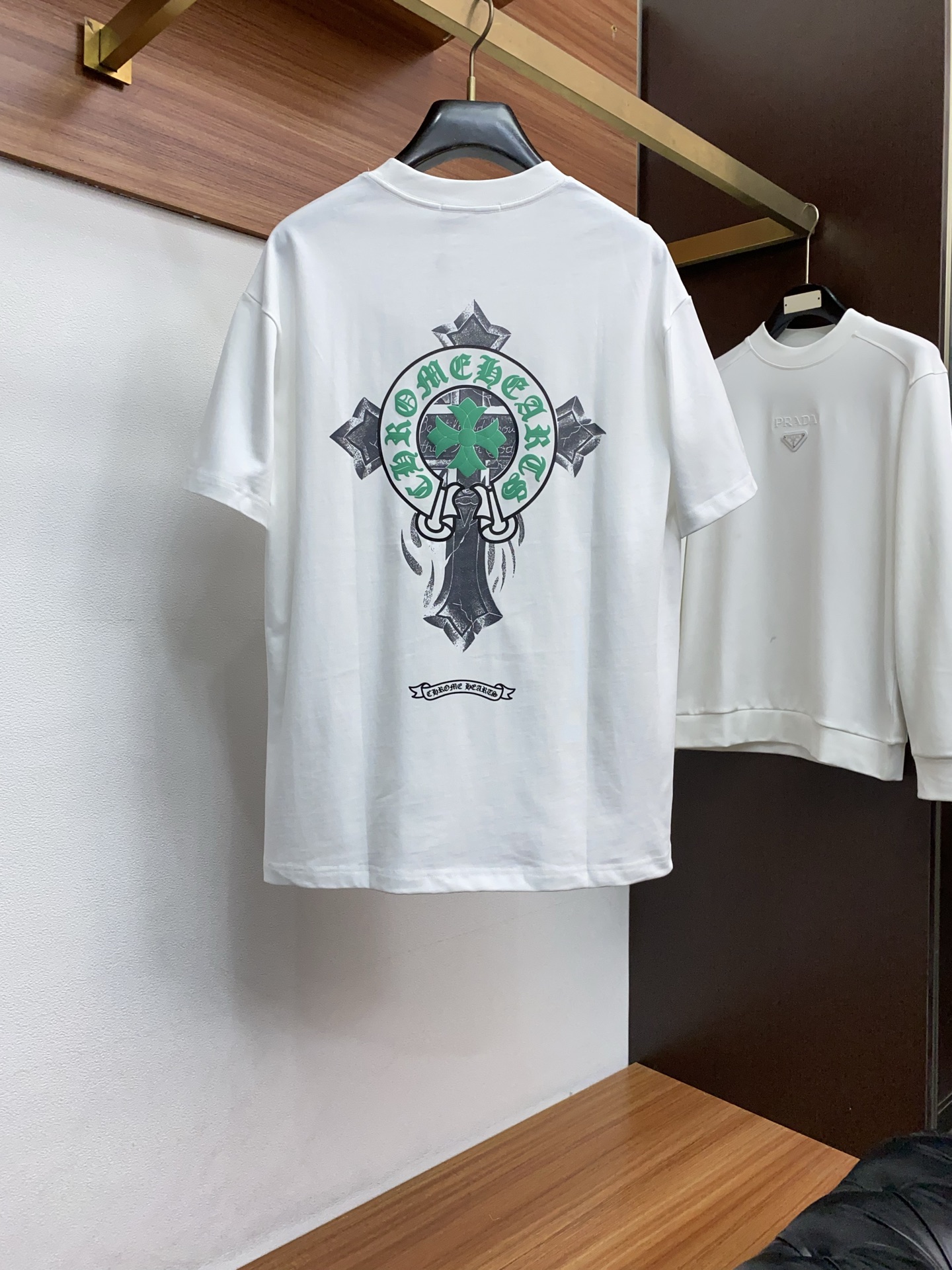 。🩵🌟 克罗心 26SS春夏新款 纯棉质圆领短袖 男士基础款纯白专柜短袖T恤衫！贸易公司渠道稀出，同步官