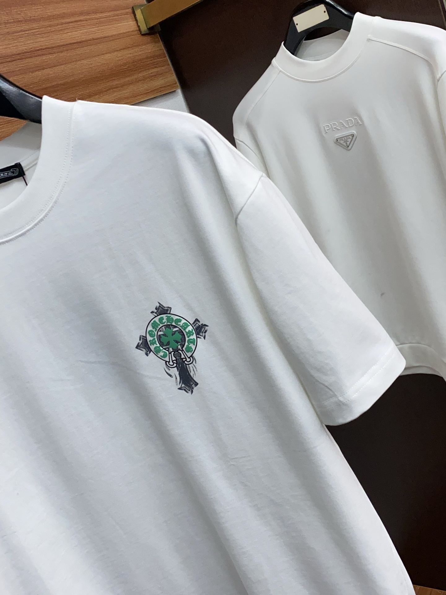 。🩵🌟 克罗心 26SS春夏新款 纯棉质圆领短袖 男士基础款纯白专柜短袖T恤衫！贸易公司渠道稀出，同步官