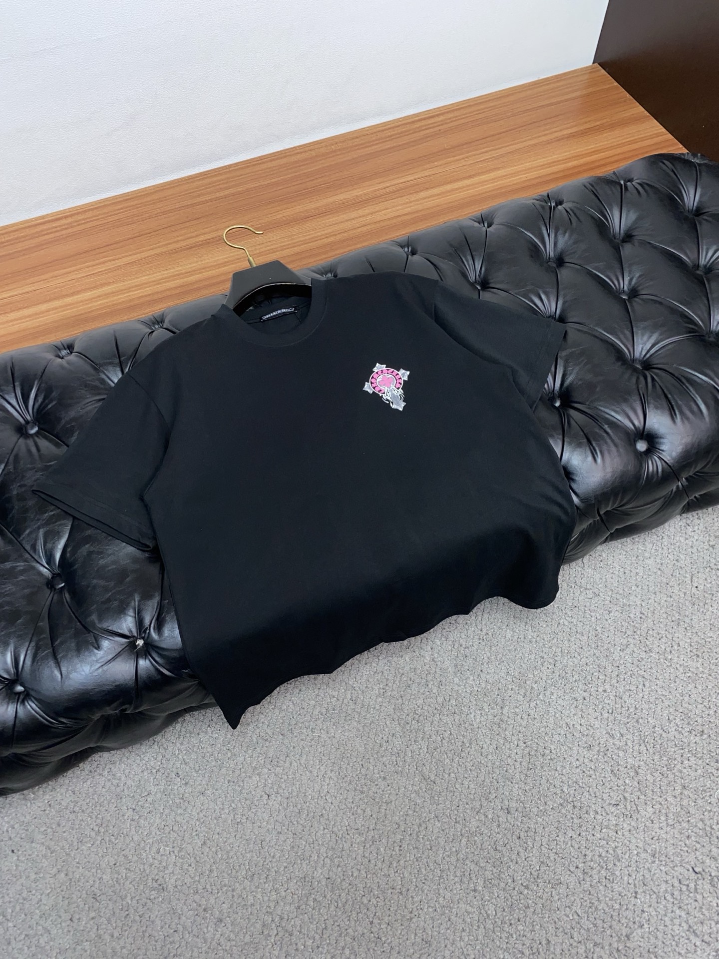 。🩵克罗心 26SS春夏新款 纯棉质圆领短袖 男士基础款纯白专柜短袖T恤衫！贸易公司渠道稀出，同步官网发