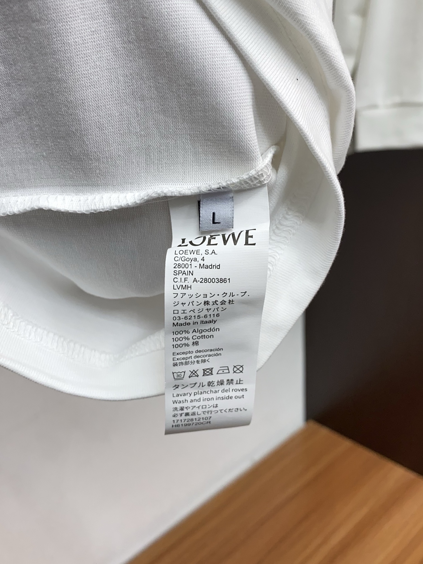 。🩵罗意威 26SS春夏新款 纯棉质圆领短袖 男士基础款纯白专柜短袖T恤衫！贸易公司渠道稀出，同步官网发