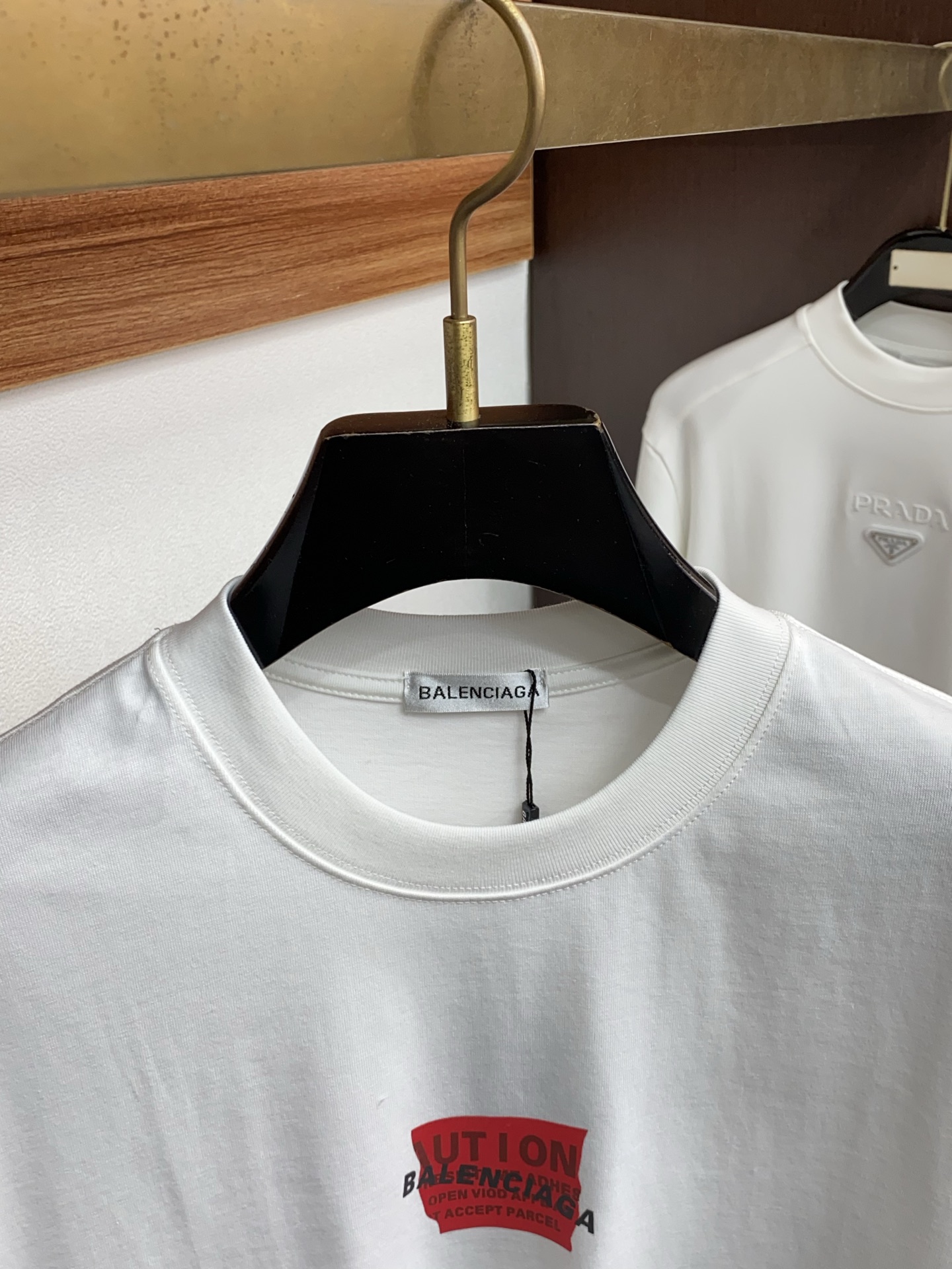 。🩵 巴黎世家 26SS春夏新款 纯棉质圆领短袖 男士基础款纯白专柜短袖T恤衫！贸易公司渠道稀出，同步官