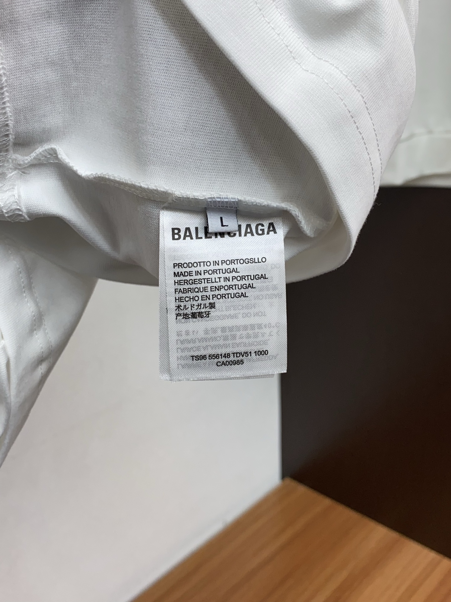 。🩵 巴黎世家 26SS春夏新款 纯棉质圆领短袖 男士基础款纯白专柜短袖T恤衫！贸易公司渠道稀出，同步官