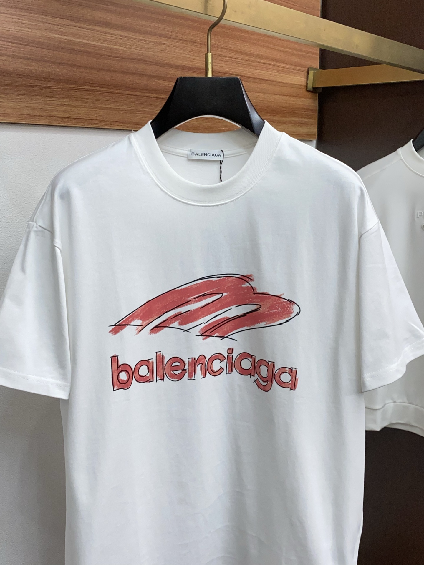 。🩵 巴黎世家 26SS春夏新款 纯棉质圆领短袖 男士基础款纯白专柜短袖T恤衫！贸易公司渠道稀出，同步官