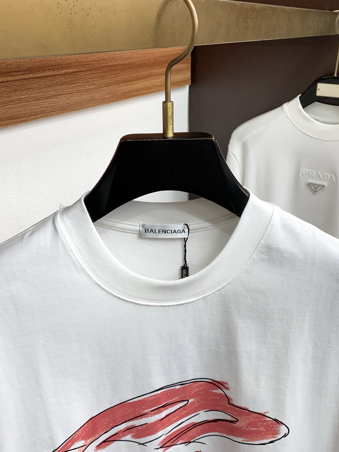 。🩵 巴黎世家 26SS春夏新款 纯棉质圆领短袖 男士基础款纯白专柜短袖T恤衫！贸易公司渠道稀出，同步官