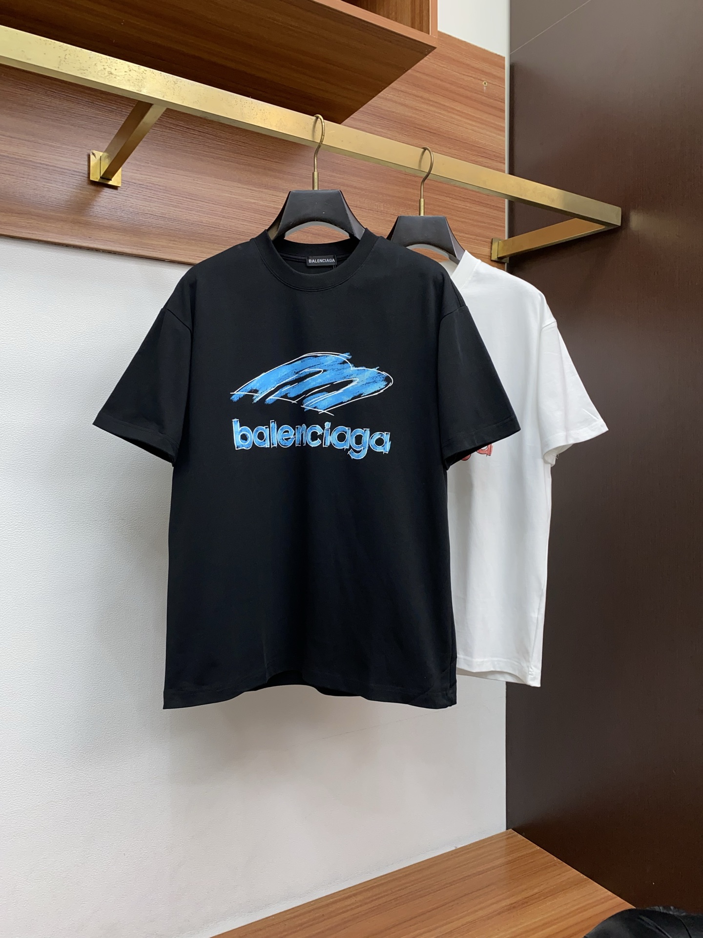 。🩵 巴黎世家 26SS春夏新款 纯棉质圆领短袖 男士基础款纯白专柜短袖T恤衫！贸易公司渠道稀出，同步官